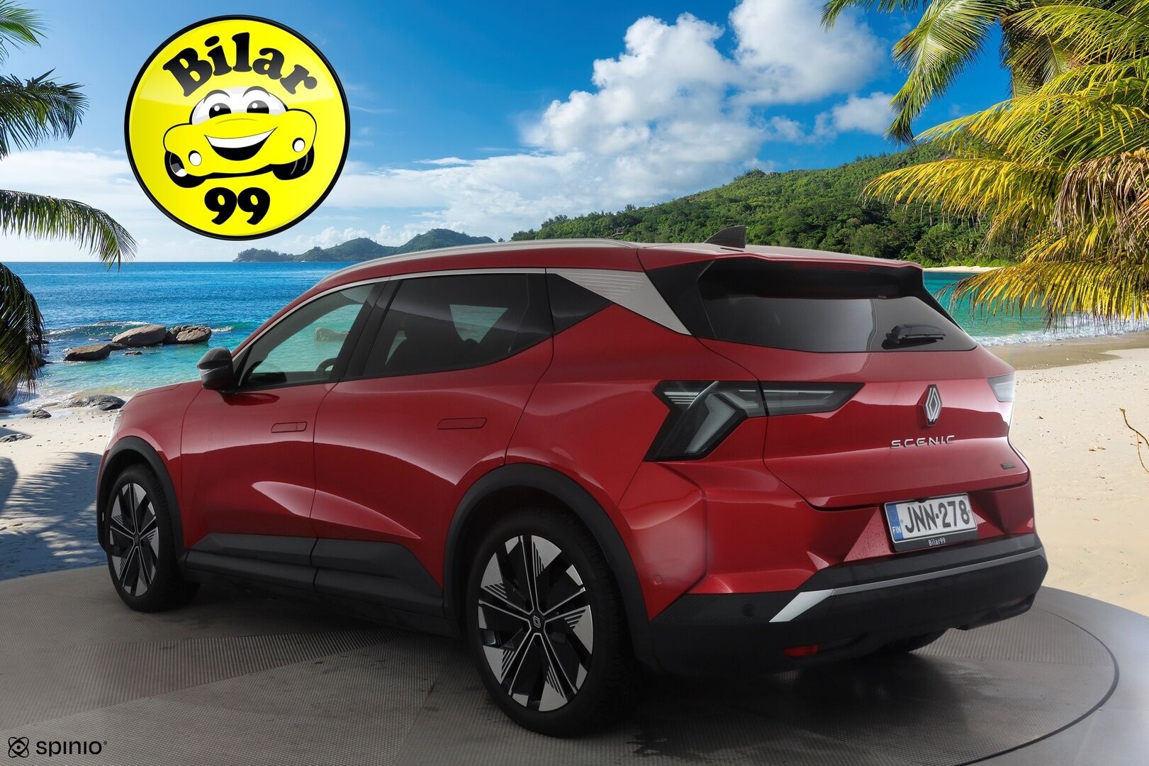 Renault Scenic 2024 E-Tech electric 220hv long range techno * ILP / Koukku / Harman/Kardon / ACC / LED / P.Kamera / Navi / Kaistavahti * - 1-om Suomi-auto / +600km kantama / Akku kuntotarkastettu SoH 99% / Kahdet renkaat 