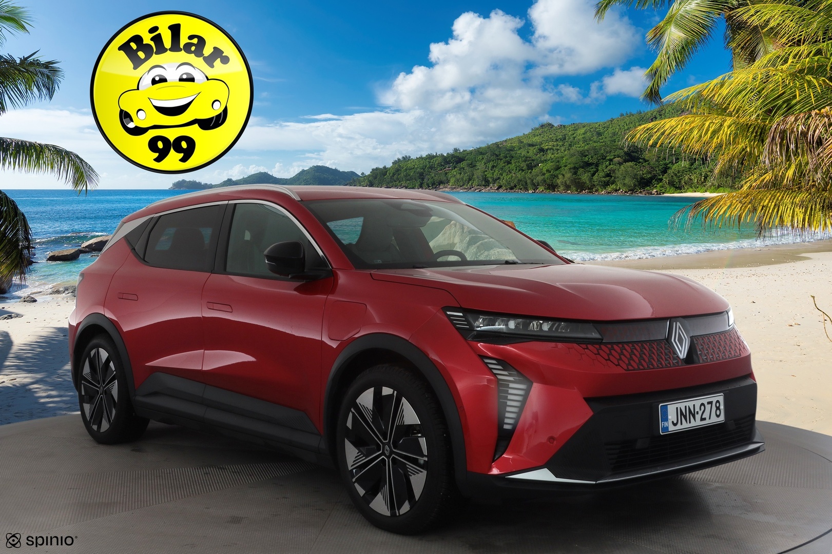 Renault Scenic 2024 E-Tech electric 220hv long range techno * ILP / Koukku / Harman/Kardon / ACC / LED / P.Kamera / Navi / Kaistavahti * - 1-om Suomi-auto / +600km kantama / Akku kuntotarkastettu SoH 99% / Kahdet renkaat 