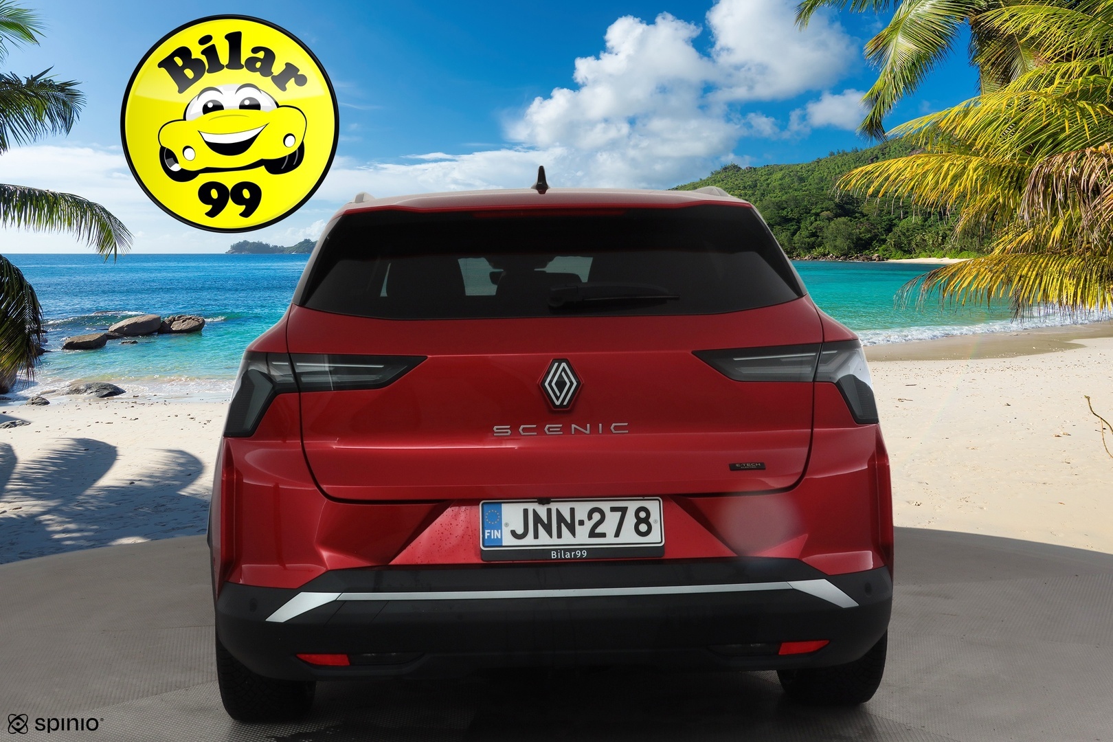 Renault Scenic 2024 E-Tech electric 220hv long range techno * ILP / Koukku / Harman/Kardon / ACC / LED / P.Kamera / Navi / Kaistavahti * - 1-om Suomi-auto / Akku kuntotarkastettu SoH 99% / Kahdet renkaat