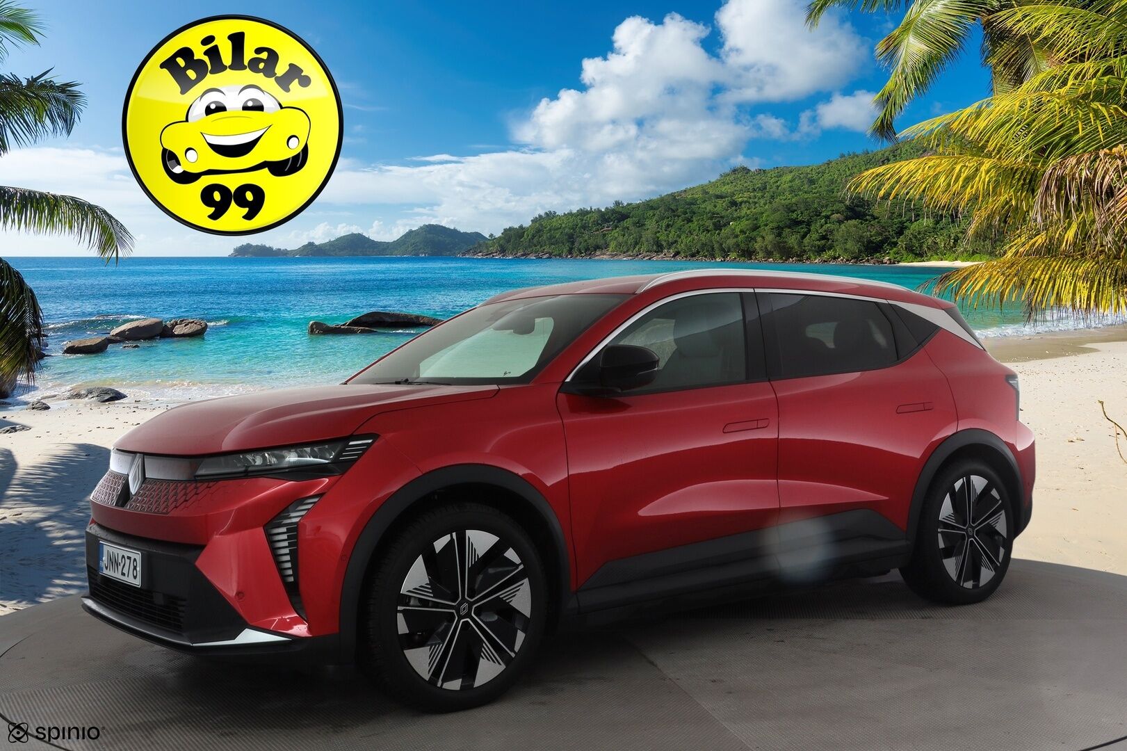 Renault Scenic 2024 E-Tech electric 220hv long range techno * ILP / Koukku / Harman/Kardon / ACC / LED / P.Kamera / Navi / Kaistavahti * - 1-om Suomi-auto / +600km kantama / Akku kuntotarkastettu SoH 99% / Kahdet renkaat 