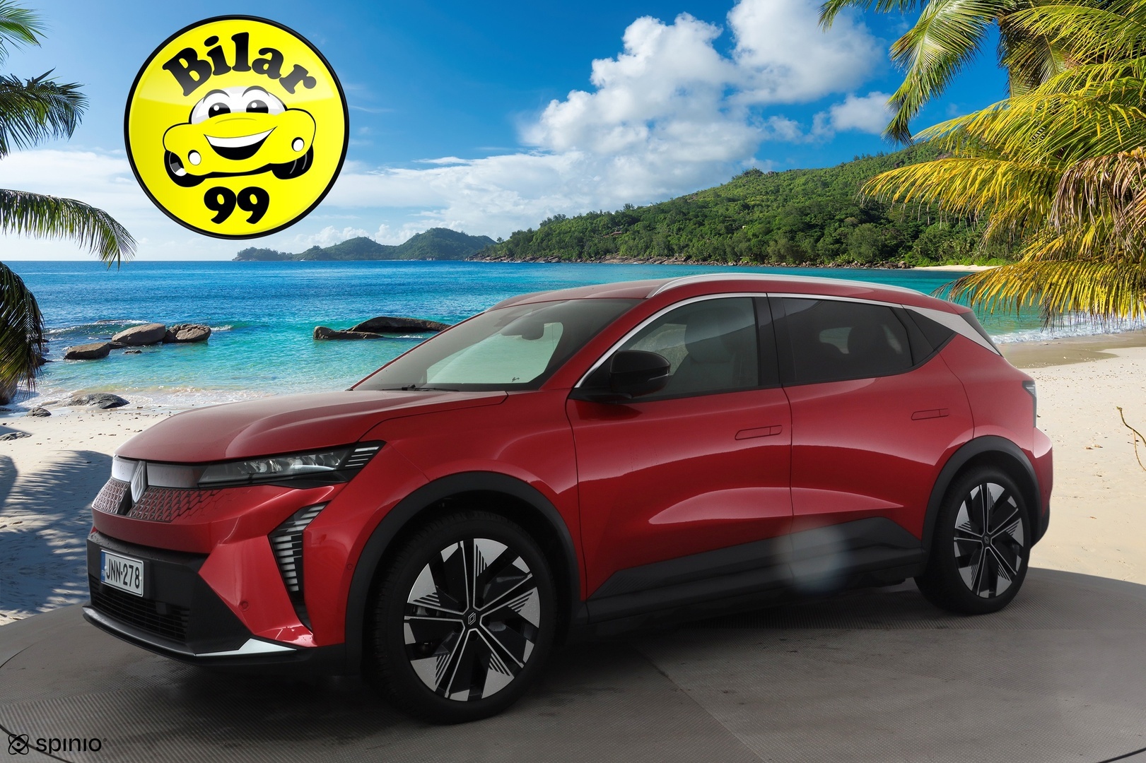 Renault Scenic 2024 E-Tech electric 220hv long range techno * ILP / Koukku / Harman/Kardon / ACC / LED / P.Kamera / Navi / Kaistavahti * - 1-om Suomi-auto / +600km kantama / Akku kuntotarkastettu SoH 99% / Kahdet renkaat 