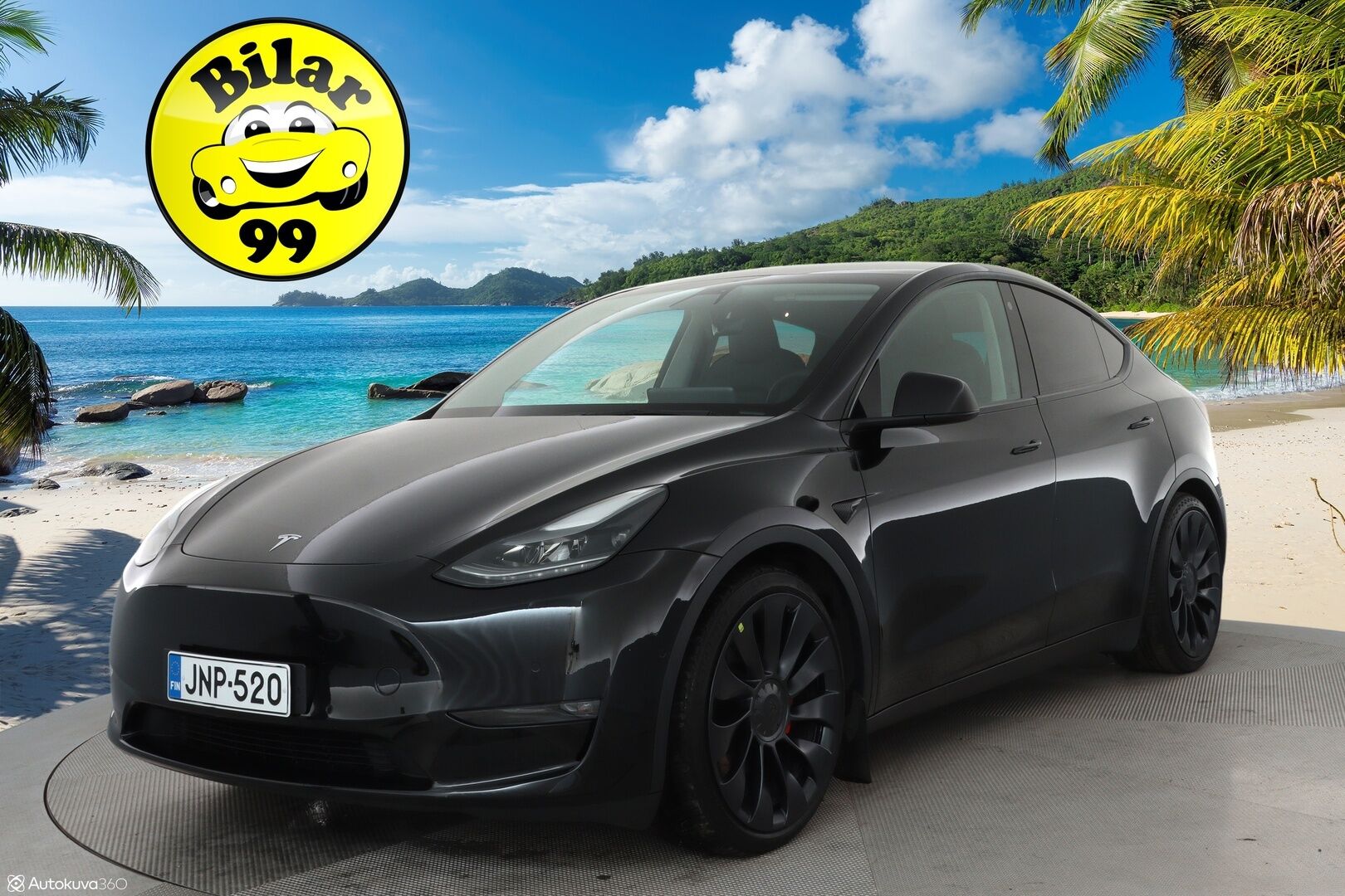 TESLA MODEL Y 2023 Performance **Lasikatto / Lämpöpumppu / Koukku / Adapt.Vakkari / Matrix-LED / P.Kamera / Muistipenkki / Premium Audio** - 3,99 % KORKOTARJOUS TÄHÄN AUTOON - Akku kuntotarkistettu!