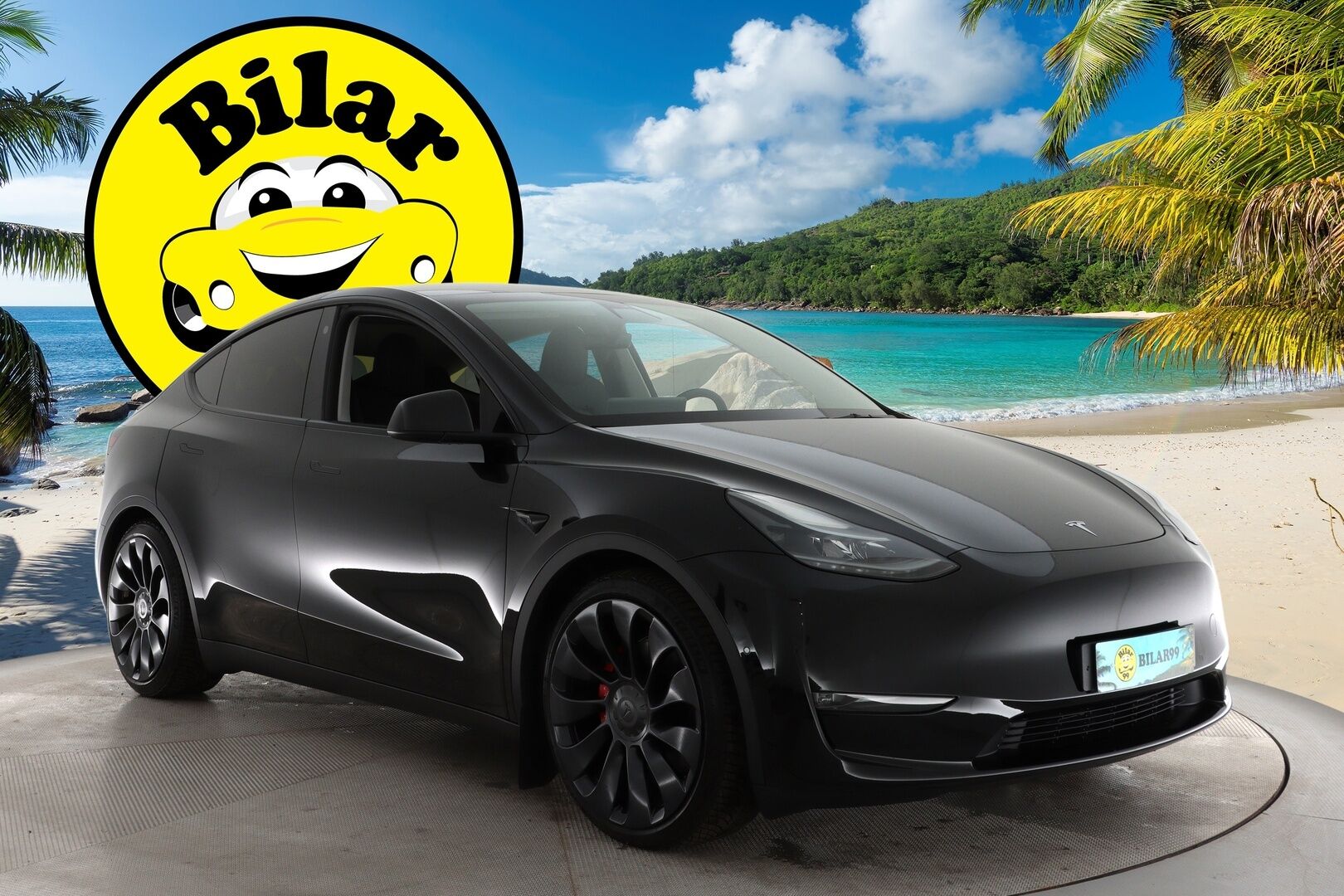 TESLA MODEL Y 2023 Performance / ALV / Vetokoukku / Autopilot / Premium Audio / Lämpöpumppu / Musta Nahkasisusta / Lasikatto / - 3,99 % KORKOTARJOUS TÄHÄN AUTOON - 