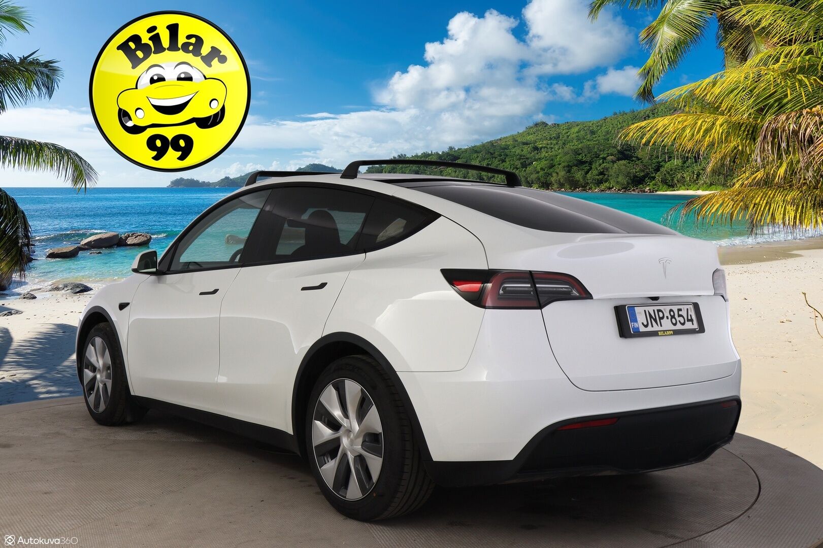 Tesla Model Y 2024 55KWh Standard Range *ACC / Lämpöpumppu / Amd Ryzen / Peruutuskamera* - 3,99 % KORKOTARJOUS TÄHÄN AUTOON - 31.5. ASTI! - Vähän ajettu / Kattokaiteet / Super siisti!