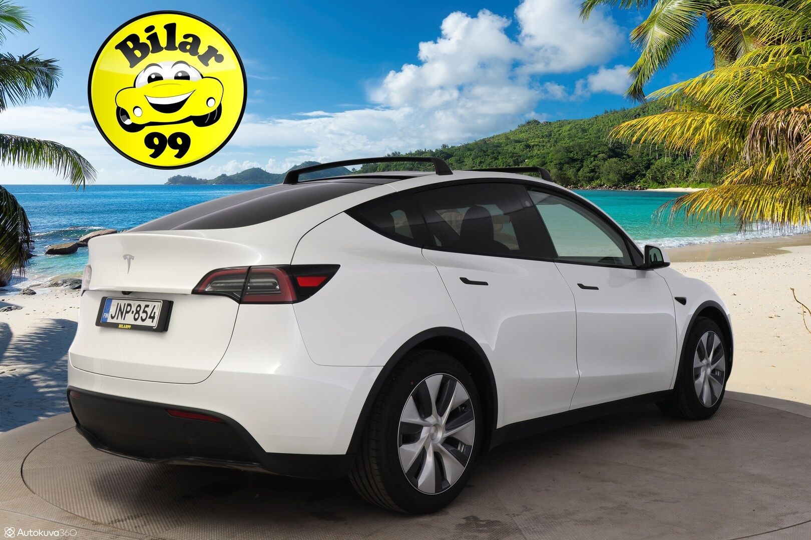 Tesla Model Y 2024 55KWh Standard Range *ACC / Lämpöpumppu / Amd Ryzen / Peruutuskamera* - 3,99 % KORKOTARJOUS TÄHÄN AUTOON - 31.5. ASTI! - Vähän ajettu / Kattokaiteet / Super siisti!