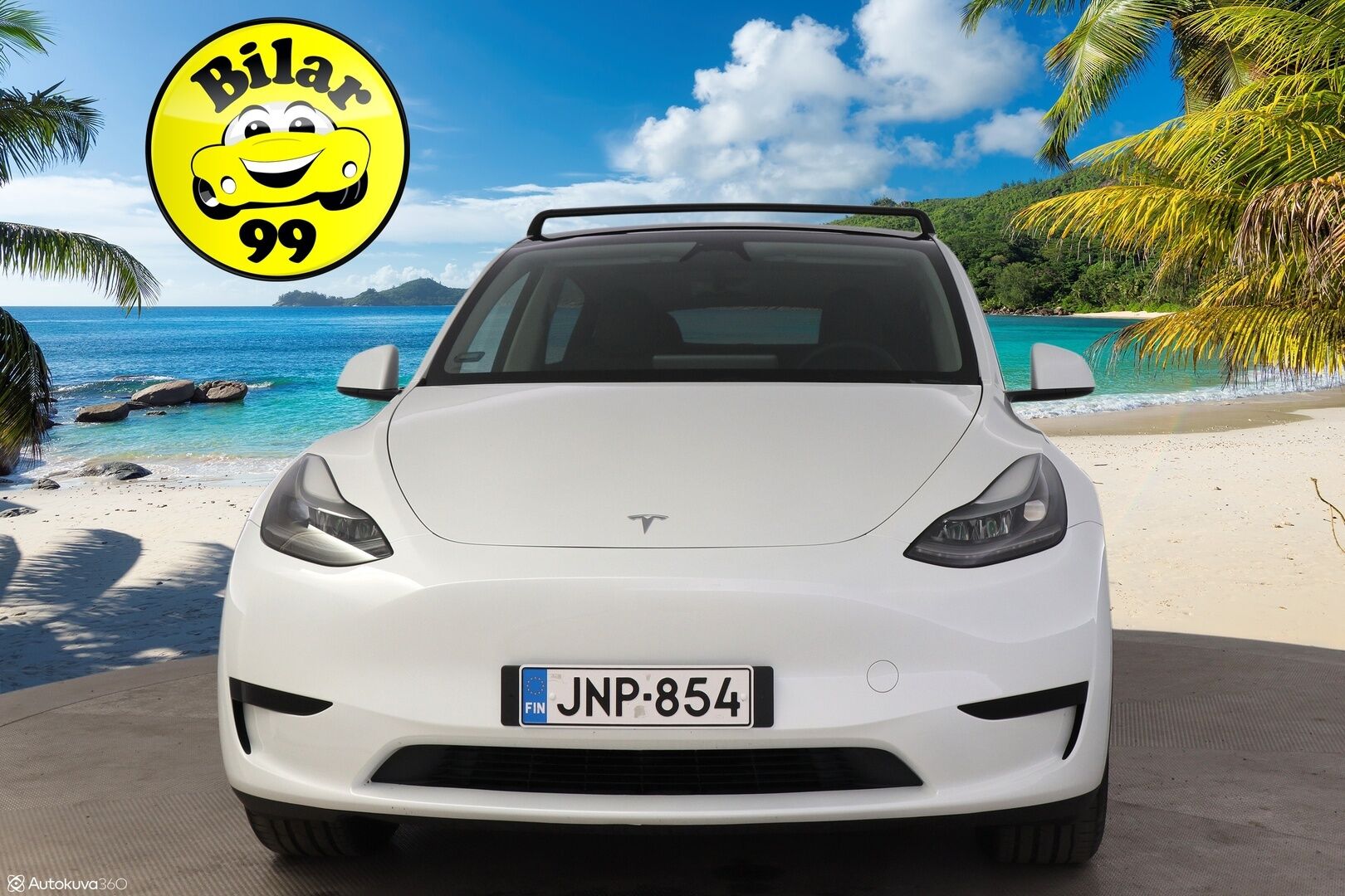 Tesla Model Y 2024 55KWh Standard Range *ACC / Lämpöpumppu / Amd Ryzen / Peruutuskamera* - 3,99 % KORKOTARJOUS TÄHÄN AUTOON - 31.5. ASTI! - Vähän ajettu / Kattokaiteet / Super siisti!