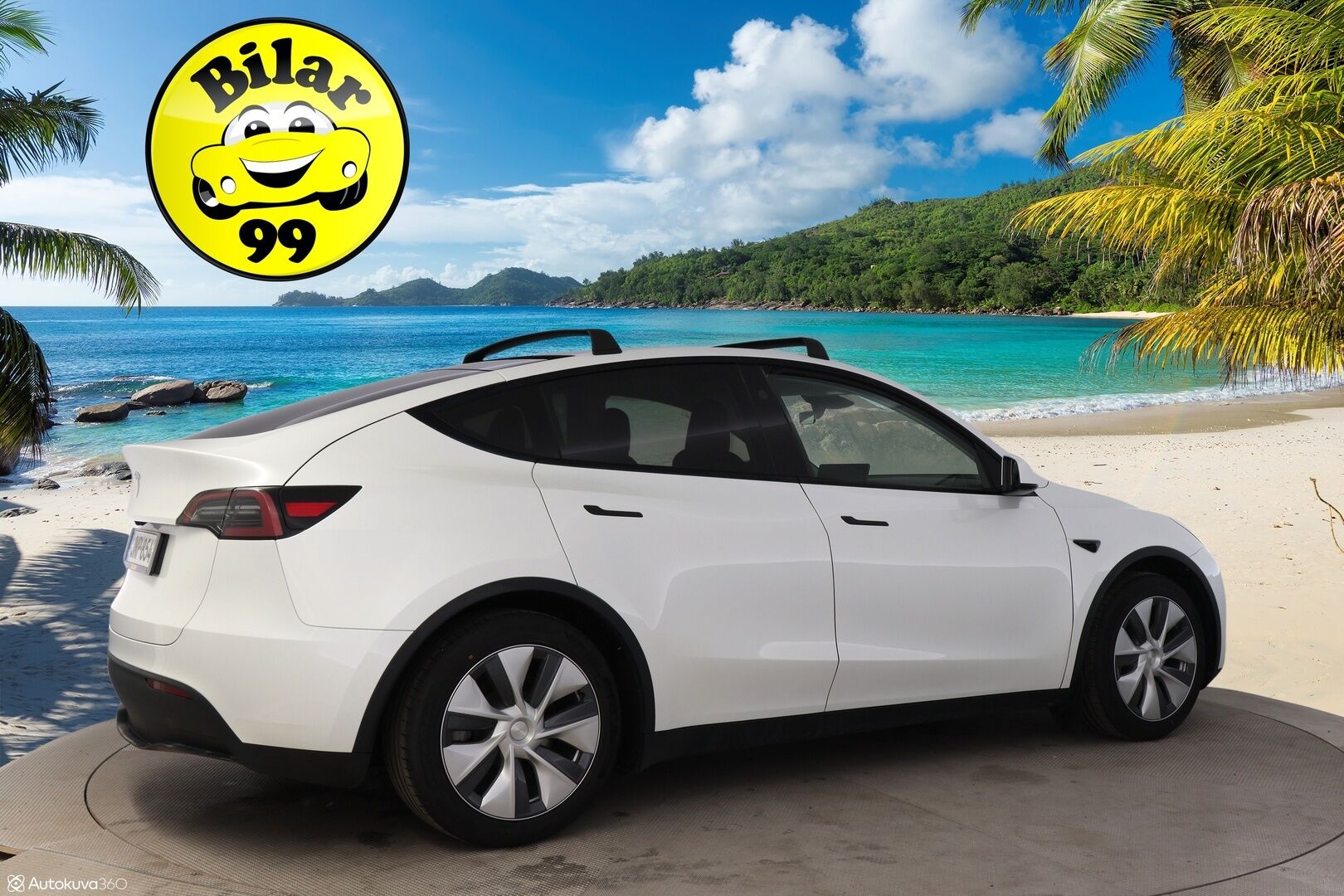 Tesla Model Y 2024 55KWh Standard Range *ACC / Lämpöpumppu / Amd Ryzen / Peruutuskamera* - 3,99 % KORKOTARJOUS TÄHÄN AUTOON - 31.5. ASTI! - Vähän ajettu / Kattokaiteet / Super siisti!