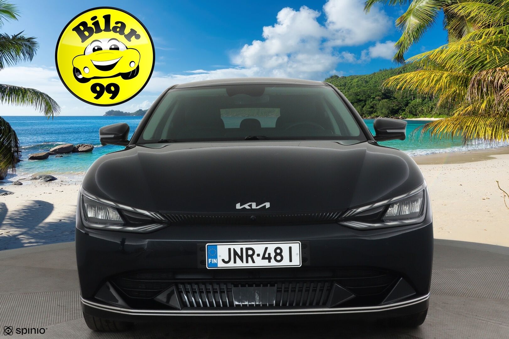 Kia EV6 2022 AWD 77 kWh 325 hv *ACC / 360° / Ilmastoidut nahat / Muistipenkki / Koukku / ILP / LED / Navi / KeylessGo* - Kahdet renkaat aluvanteilla / Merkkihuollettu