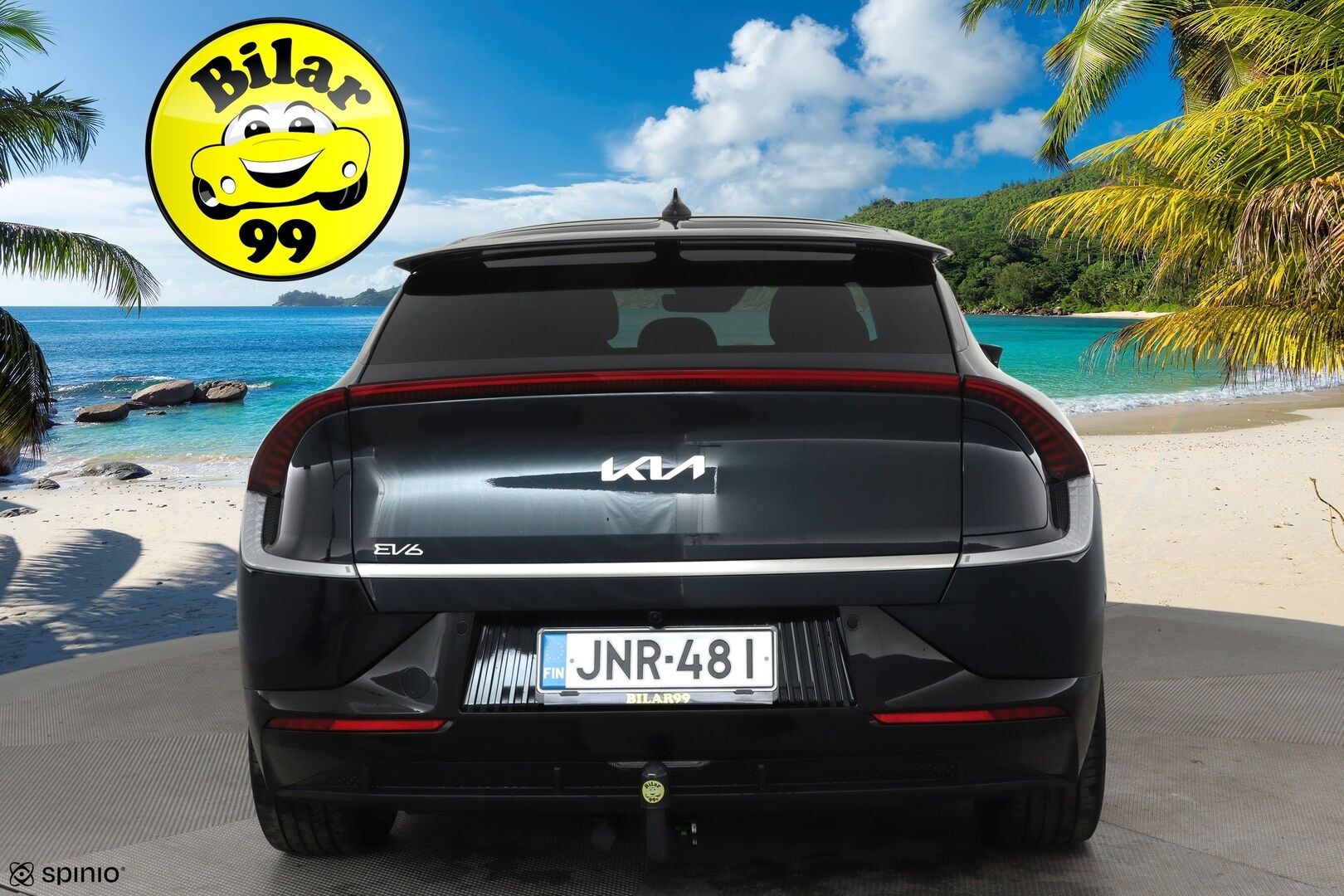 Kia EV6 2022 AWD 77 kWh 325 hv *ACC / 360° / Ilmastoidut nahat / Muistipenkki / Koukku / ILP / LED / Navi / KeylessGo* - Kahdet renkaat aluvanteilla / Merkkihuollettu