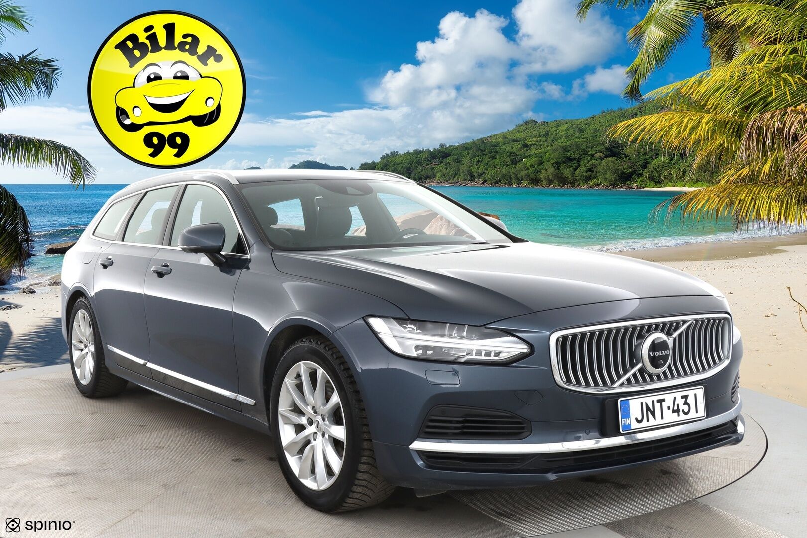 Volvo V90 2021 V90 T6 AWD Momentum Pro aut * Facelift / Webasto / VOC / H/K / Keyless / 360 / Nahat / Sähkökontti * - Merkkiliikkeen huoltokirja / Jakopää vaihdettu juuri