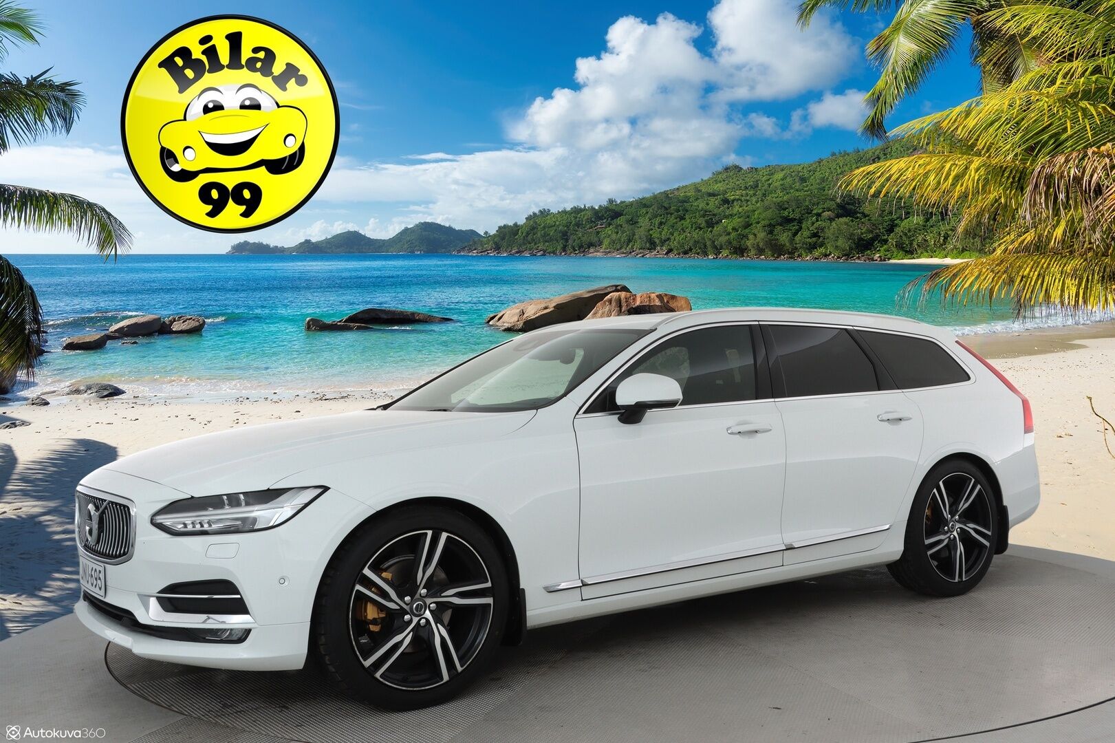 Volvo V90 2017 D5 Inscription Polestar engineered **Panorama / HUD / 360° Kamera / Adapt.Vakkari / Ilmastoidut Sporttinahat Muistilla** - 3,99 % KORKOTARJOUS TÄHÄN AUTOON - Bowers&Wilkins / Webasto / Koukku / Full-LED / Navi / Kaistavahti / 2x Renkaat
