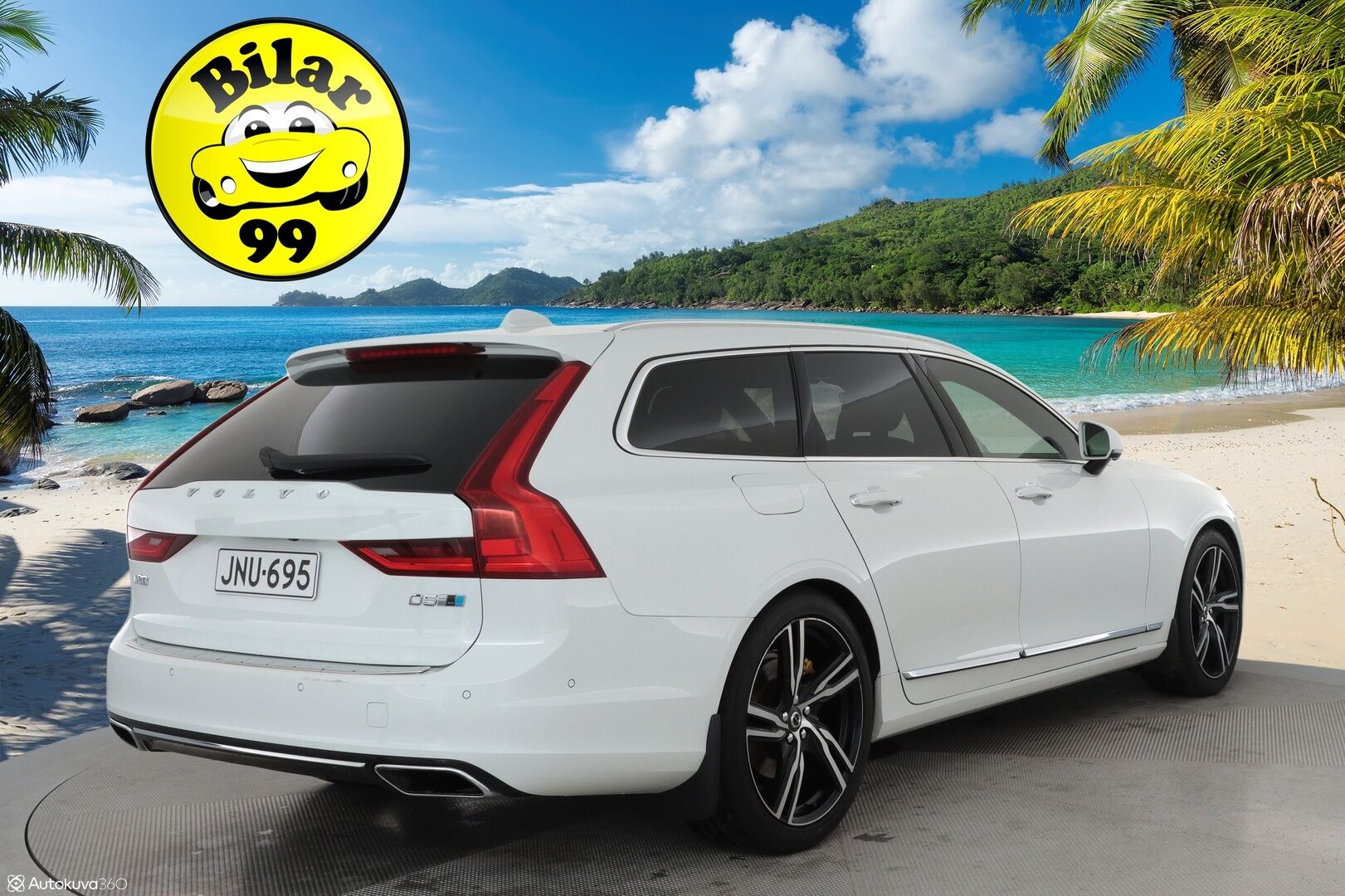 Volvo V90 2017 D5 Inscription Polestar engineered **Panorama / HUD / 360° Kamera / Adapt.Vakkari / Ilmastoidut Sporttinahat Muistilla** - 3,99 % KORKOTARJOUS TÄHÄN AUTOON - Bowers&Wilkins / Webasto / Koukku / Full-LED / Navi / Kaistavahti / 2x Renkaat
