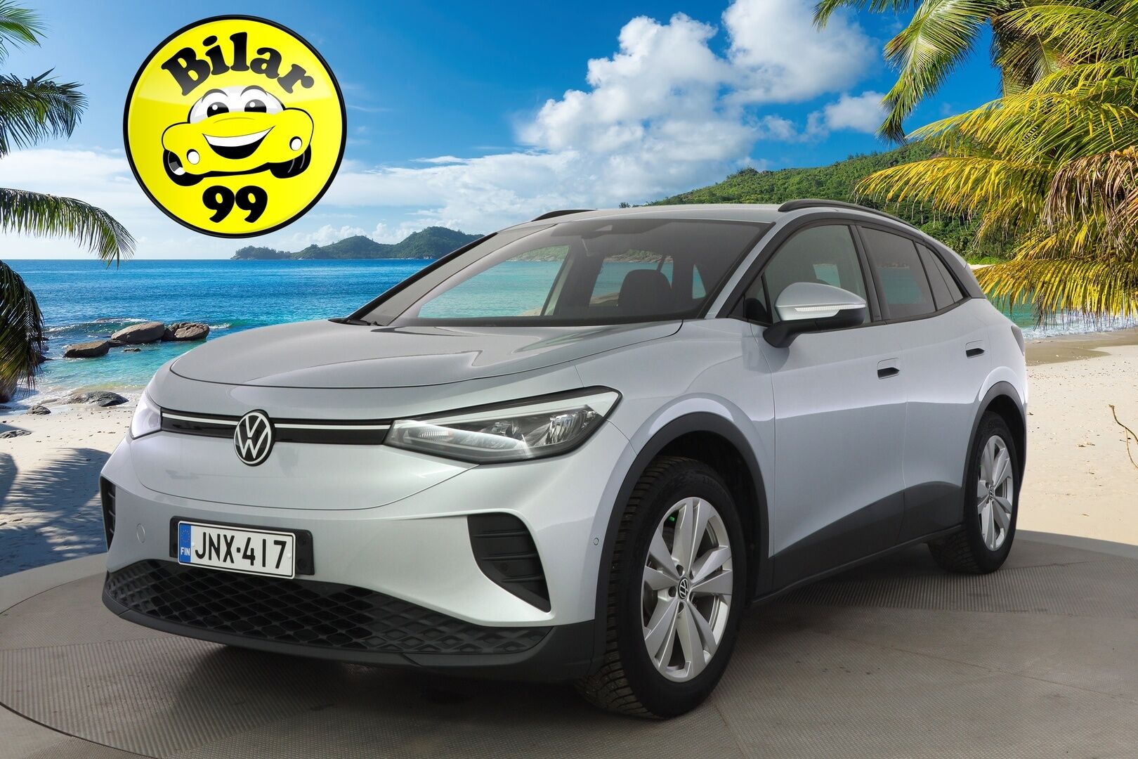 Volkswagen ID.4 2025 ID.4 PURE 125KW * ACC / ILP / Akuston esilämmitys / Peruutuskamera / Navi / Nahka/Alcantara-verhoilu * - Uudemmalla keskinäytöllä / Todella vähän ajettu / Kahdet renkaat / Akku kuntotarkastettu