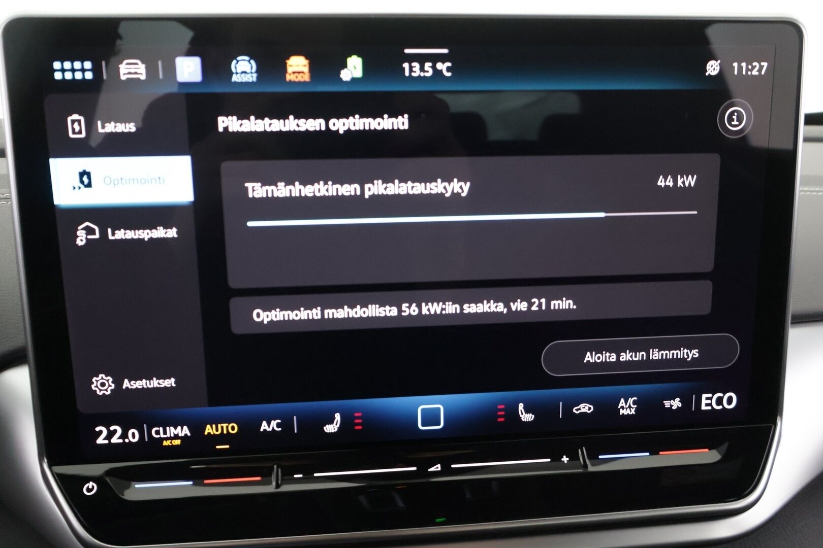 Volkswagen ID.4 2025 ID.4 PURE 125KW * ACC /  Lane Assist / Kahdet renkaat*Navi / - Todella vähän ajettu / Kahdet renkaat / Akku kuntotarkastettu
