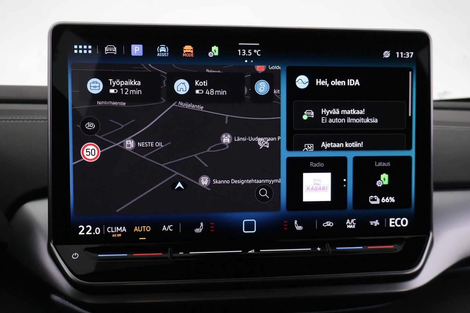 Volkswagen ID.4 2025 ID.4 PURE 125KW * ACC / ILP / Akuston esilämmitys / Peruutuskamera / Navi / Nahka/Alcantara-verhoilu * - Uudemmalla keskinäytöllä / Todella vähän ajettu / Kahdet renkaat / Akku kuntotarkastettu