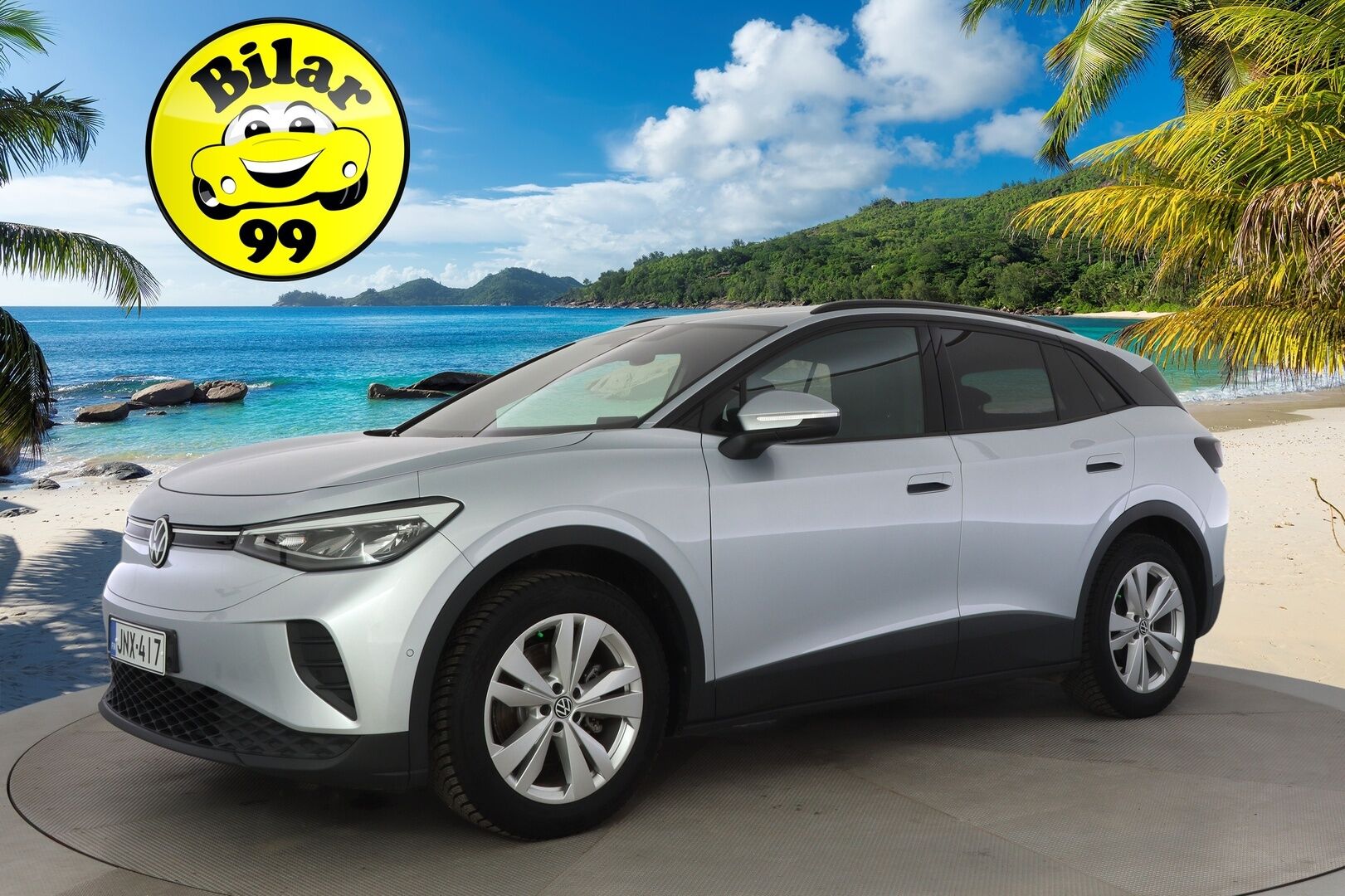 Volkswagen ID.4 2025 ID.4 PURE 125KW * ACC / ILP / Akuston esilämmitys / Peruutuskamera / Navi / Nahka/Alcantara-verhoilu * - Uudemmalla keskinäytöllä / Todella vähän ajettu / Kahdet renkaat / Akku kuntotarkastettu - HULLUT AVAJAISHULINAT KORKOTARJOUS 3,29 %