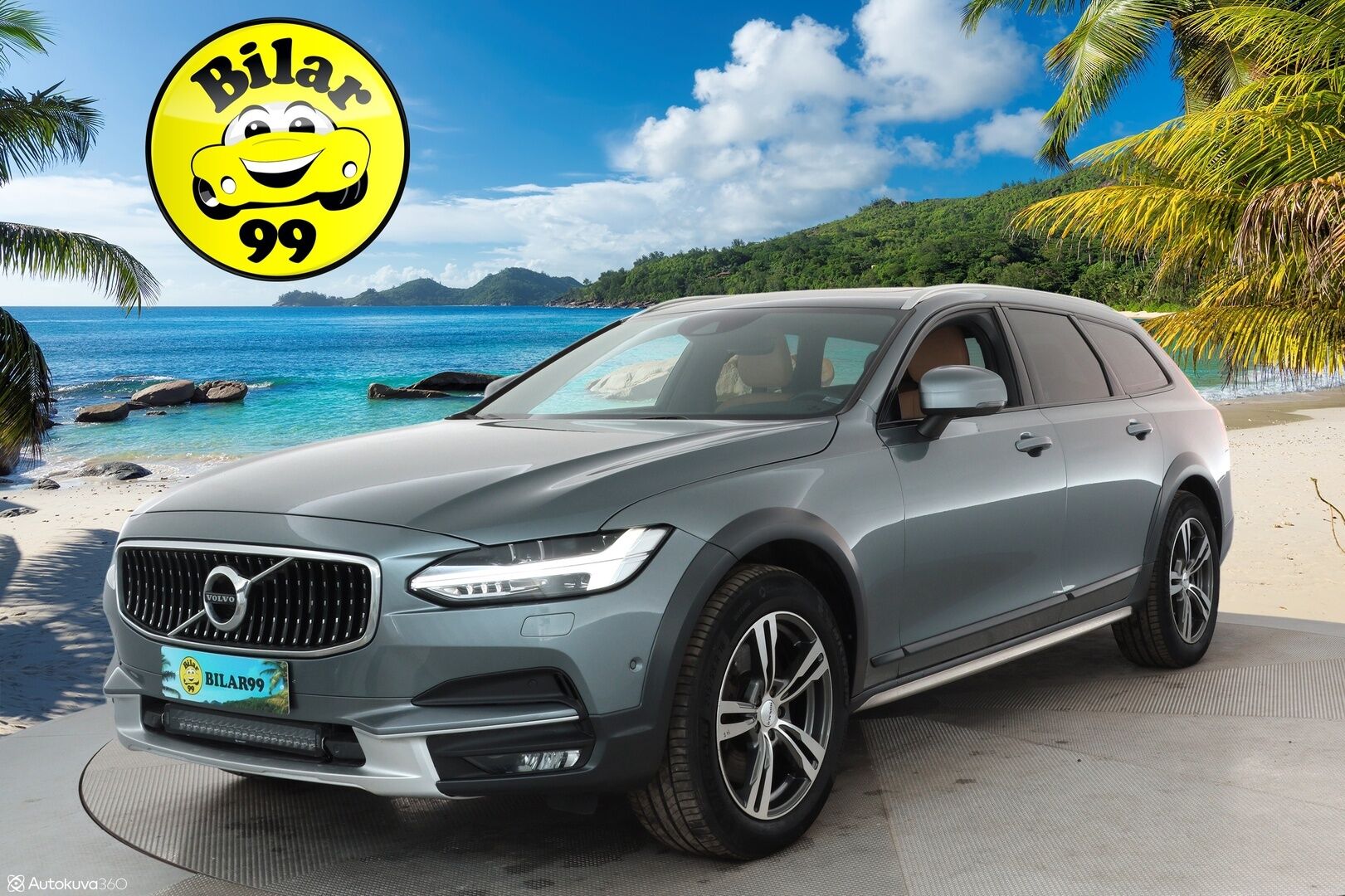 Volvo V90 CROSS COUNTRY 2017 D5 AWD Geartronic Inscription Pro  *Panorama / Konjakkinahat muistilla / Koukku / ACC / Webasto / Kamera / Pilot assist* - Webasto / Pilot Assist / Panorama / Koukku / P-kamera / Sporttipenkki Muistilla / 2x renkaat / Apple&Android / KeylessGo