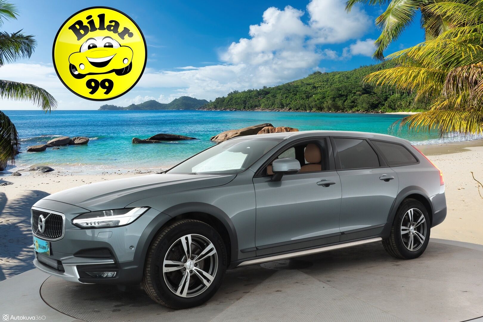 Volvo V90 CROSS COUNTRY 2017 D5 AWD Geartronic Inscription Pro  *Panorama / Konjakkinahat muistilla / Koukku / ACC / Webasto / Kamera / Pilot assist* - Webasto / Pilot Assist / Panorama / Koukku / P-kamera / Sporttipenkki Muistilla / 2x renkaat / Apple&Android / KeylessGo