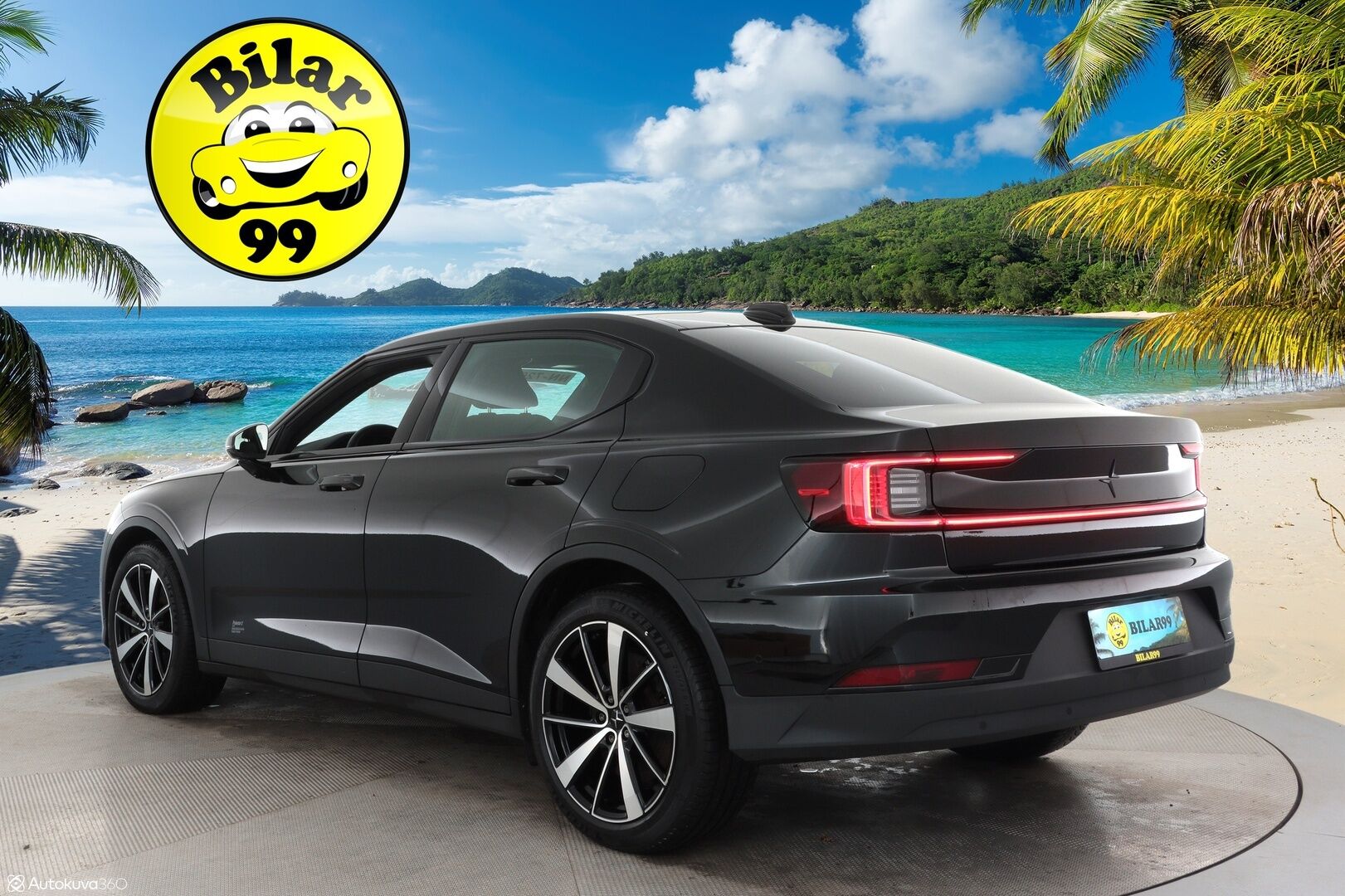 POLESTAR 2 2022 Long Range Dual Motor *Pilot&Plus / ILP / H&K / 360° / Pixel-LED / ACC / Lasikatto / Sportpenkki Muistilla / Navi* - Pilot&Plus -paketti / Kahdet renkaat vanteilla / Muistipenkki