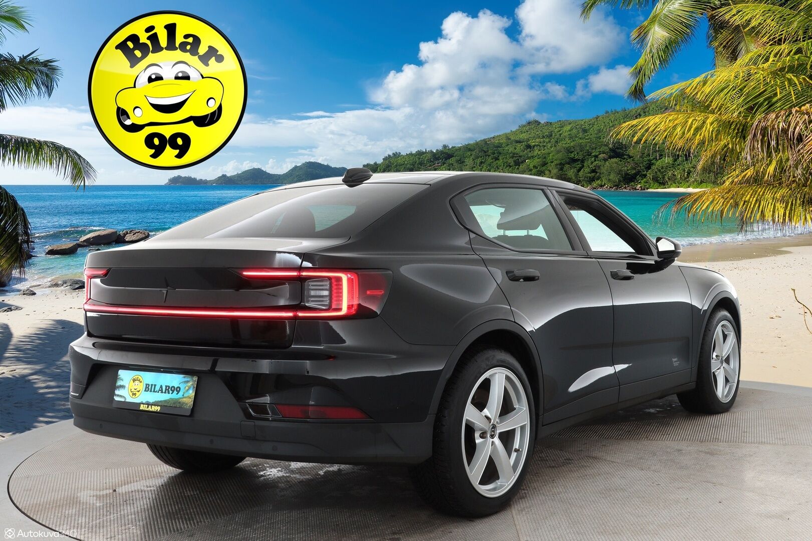 POLESTAR 2 2022 Long Range Dual Motor *Pilot&Plus / ILP / H&K / 360° / Pixel-LED / ACC / Lasikatto / Sportpenkki Muistilla / Navi* - Pilot&Plus -paketti / Kahdet renkaat vanteilla / Muistipenkki