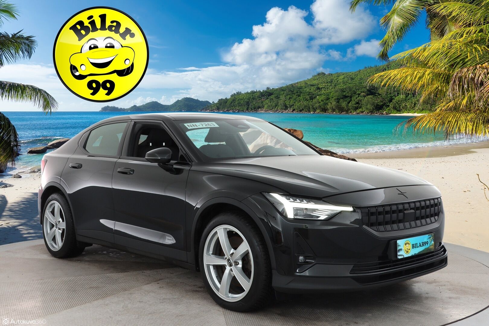 POLESTAR 2 2022 Long Range Dual Motor *Pilot&Plus / ILP / H&K / 360° / Pixel-LED / ACC / Lasikatto / Sportpenkki Muistilla / Navi* - Pilot&Plus -paketti / Kahdet renkaat vanteilla / Muistipenkki