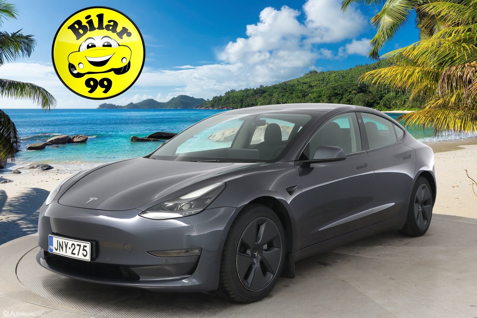 Tesla Model 3 2021 * ILP / ACC / Vetokoukku / Peruutuskamera / Sähkökontti / Blis / Autopilotti * - Vähän ajettu / Kummatkin laturit /  Siisti *