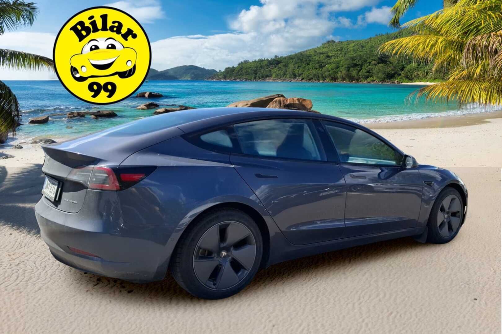 Tesla Model 3 2021 * ILP / ACC / Kaistavahti / Peruutuskamera / Sähkökontti / Blis / Autopilotti * - Vähän ajettu / Kummatkin laturit /  Siisti *