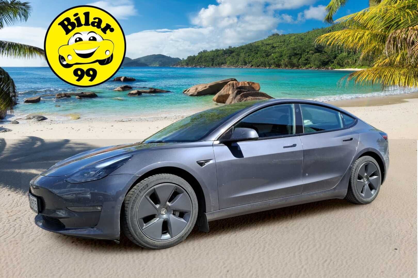 Tesla Model 3 2021 * ILP / ACC / Kaistavahti / Peruutuskamera / Sähkökontti / Blis / Autopilotti * - Vähän ajettu / Kummatkin laturit /  Siisti *