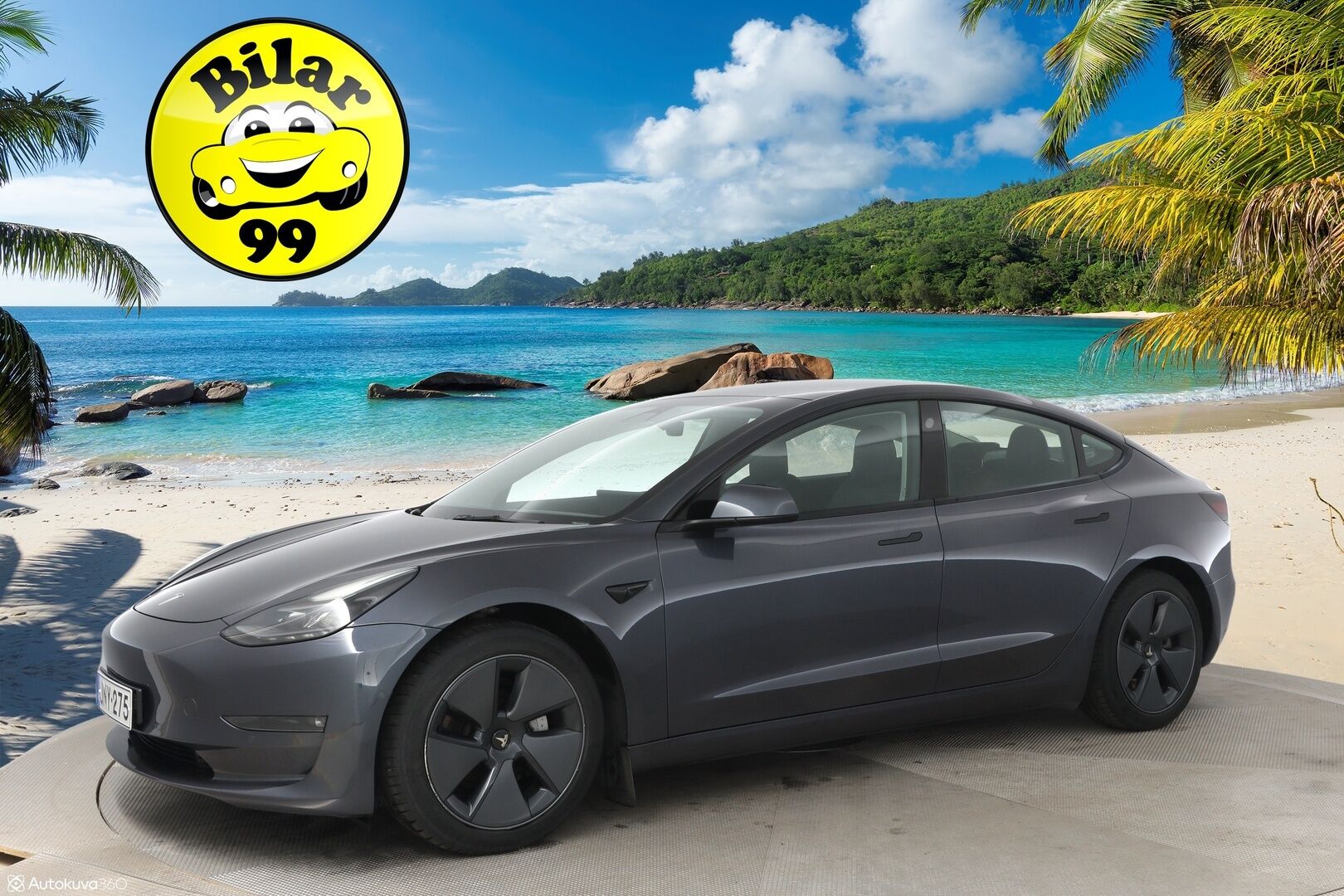 Tesla Model 3 2021 * ILP / ACC / Vetokoukku / Peruutuskamera / Sähkökontti / Blis / Autopilotti * - Vähän ajettu / Kummatkin laturit /  Siisti *