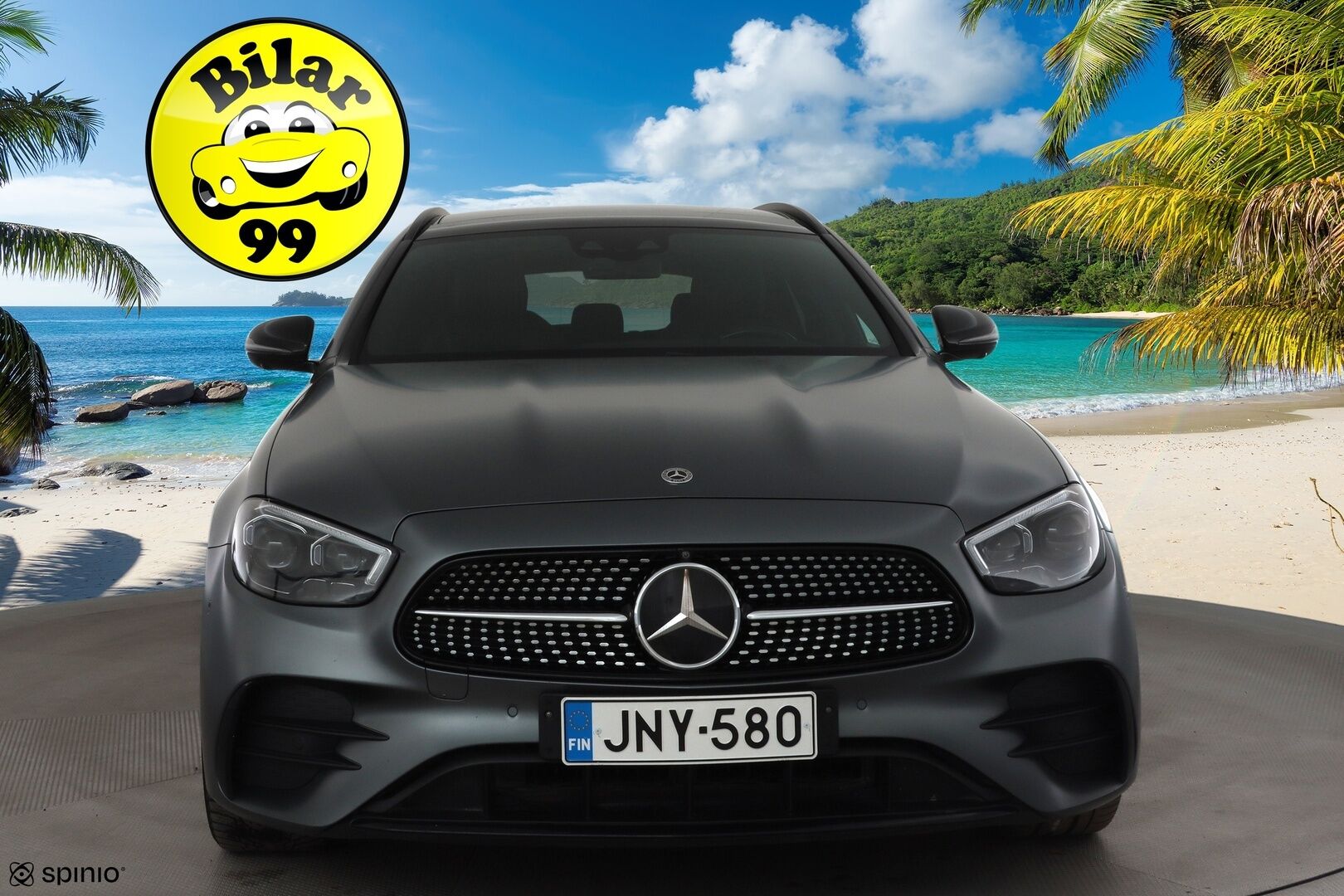 Mercedes-Benz E 2021 300 de 4MATIC T A Business Avantgarde EQ Power AMG * Koukku / Distronic / 360° / Multibeam / Widescreen / HUD /Panorama* - Burmester / Sportpenkit / Kahdet renkaat aluvanteilla