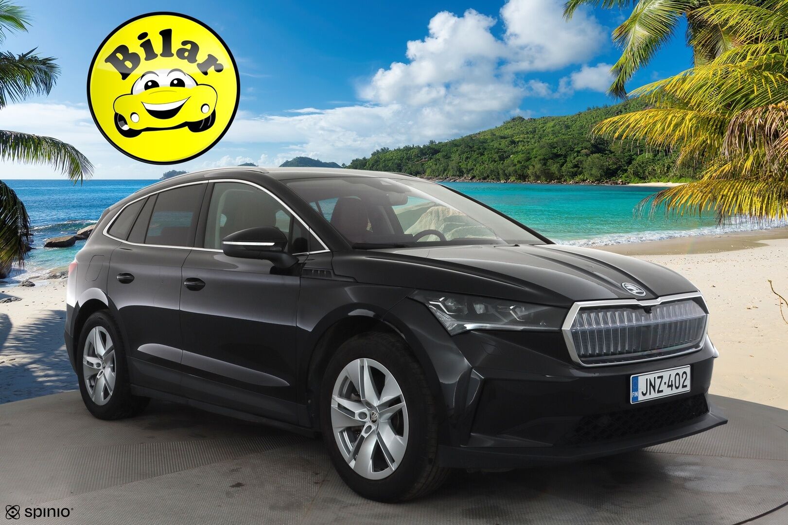 Skoda Enyaq 2023 80x 4x4 iV - | ACC | ILP | HUD | Koukku | Matrix | Canton | Muistipenkki | Ruskeat Nahat | P.kamera | Lämm. ratti | Keyless | 2x renkaat aluin | Merkkihuollot | 