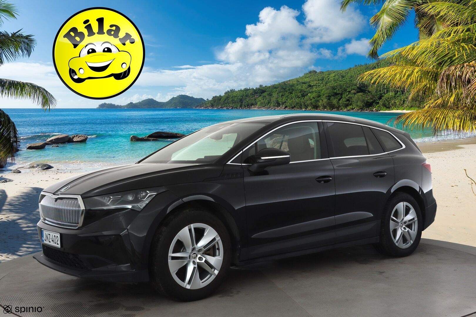 Skoda Enyaq 2023 80x 4x4 iV - | ACC | ILP | HUD | Koukku | Matrix | Canton | Muistipenkki | Ruskeat Nahat | P.kamera | Lämm. ratti | Keyless | 2x renkaat aluin | Merkkihuollot | 