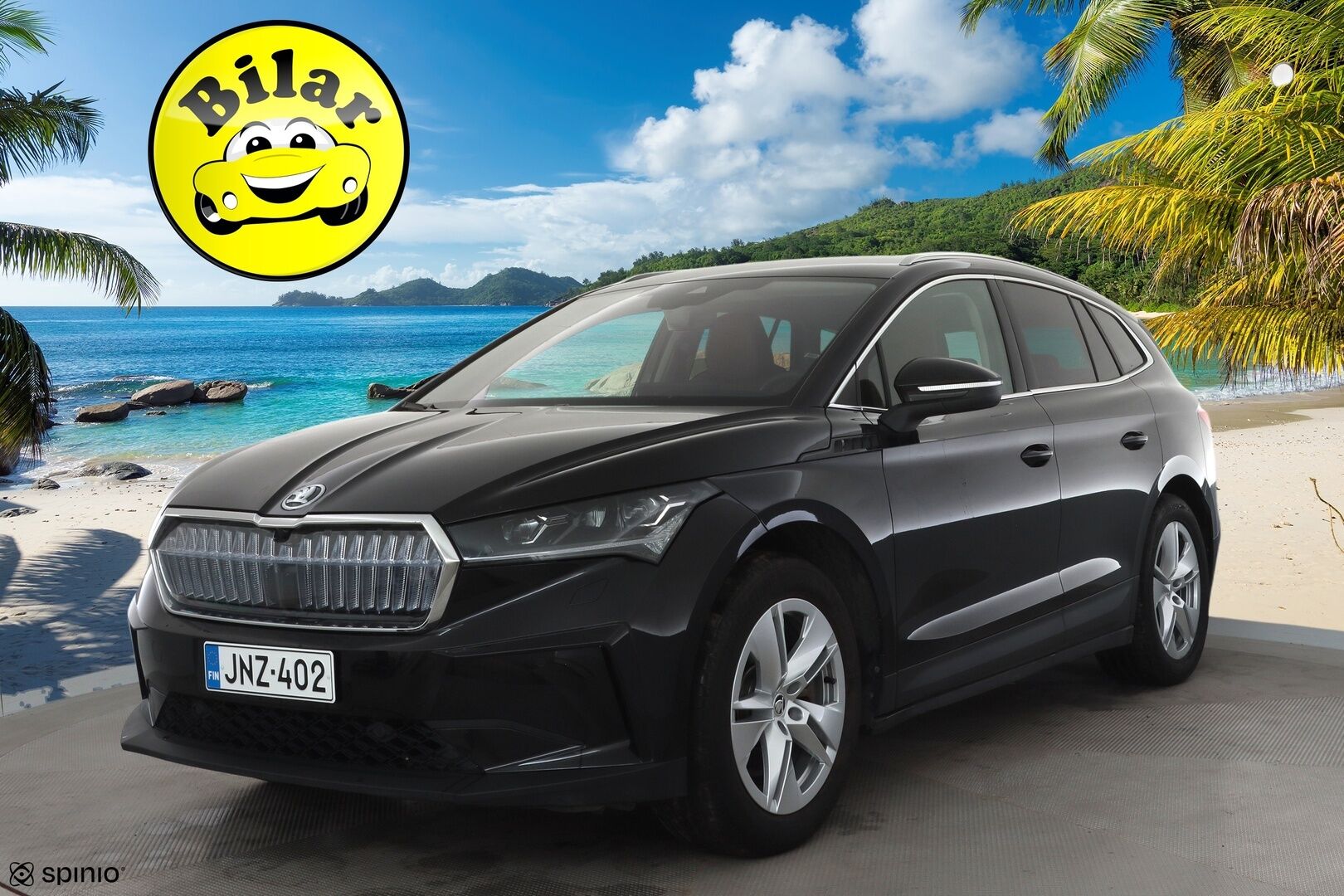 Skoda Enyaq 2023 80x 4x4 iV - | ACC | ILP | HUD | Koukku | Matrix | Canton | Muistipenkki | Ruskeat Nahat | P.kamera | Lämm. ratti | Keyless | 2x renkaat aluin | Merkkihuollot | 