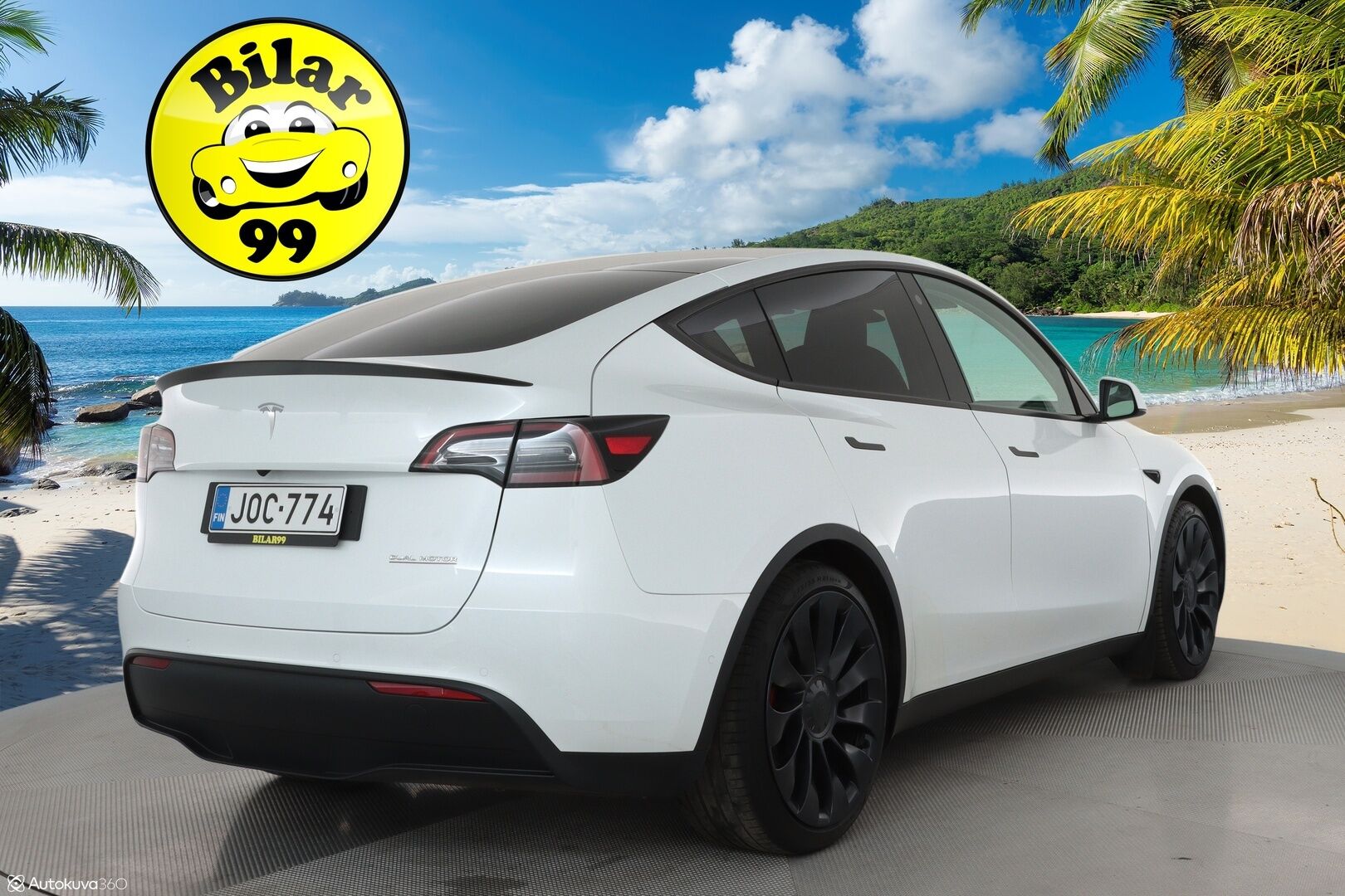 TESLA MODEL Y 2022 Dual Motor Performance ** Lasikatto / Lämpöpumppu / Adapt.Vakkari / Matrix-LED / P.kamera / Muistipenkki / KeylessGO ** - 3,99 % KORKOTARJOUS TÄHÄN AUTOON - Akku Kuntotarkistettu!