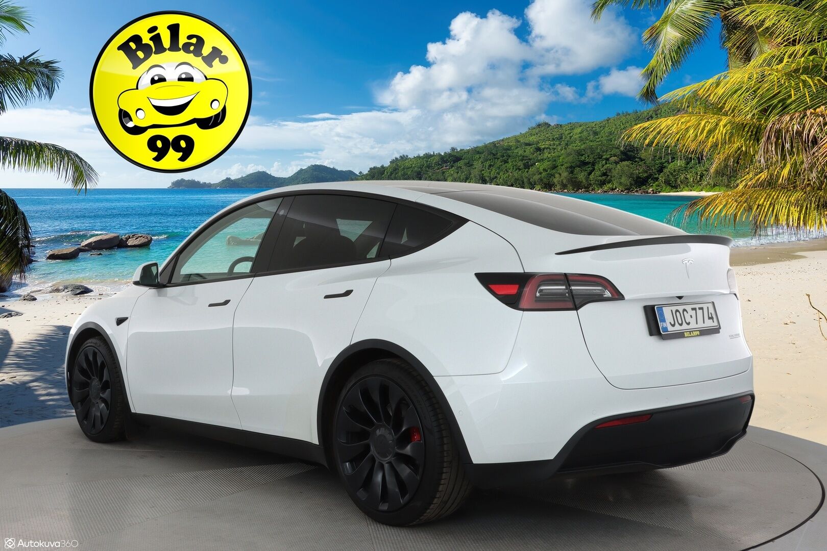 TESLA MODEL Y 2022 Dual Motor Performance ** Lasikatto / Lämpöpumppu / Adapt.Vakkari / Matrix-LED / P.kamera / Muistipenkki / KeylessGO ** - 3,99 % KORKOTARJOUS TÄHÄN AUTOON - Akku Kuntotarkistettu!