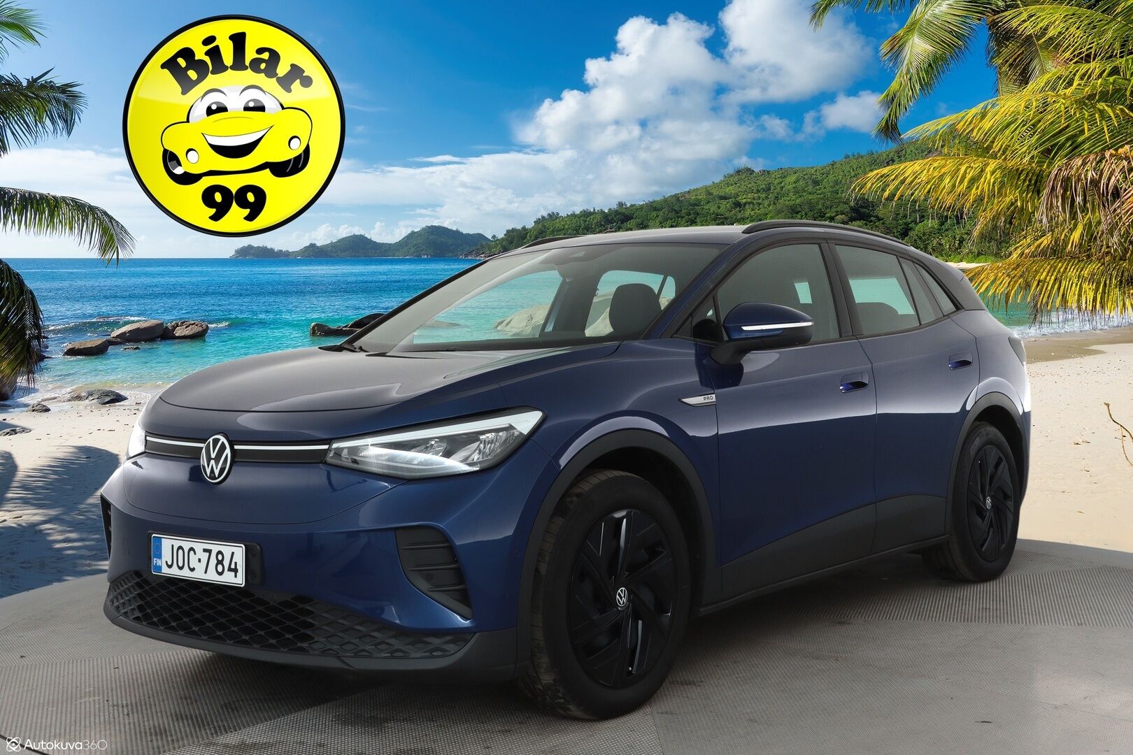 VOLKSWAGEN ID.4 2023 Pro Performance 150 kW **Adapt.vakkari / Travel Assist / Hierovat Muistipenkit / Lämpöpumppu / Koukku / 360 Kamera** - 3,99 % KORKOTARJOUS TÄHÄN AUTOON - 