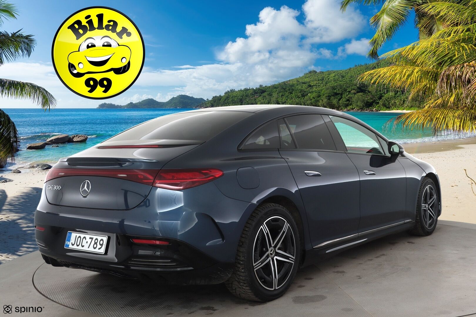 MERCEDES-BENZ EQE 2024 300 AMG * Distronic+ / ILP / Digital-LED / Koukku / Muistipenkit / Burmester / 360-Kamera / 4-Alueinen ilmastointi * - Koti & Kauppalaturi / Akku kuntotarkastettu / SoH 96.3% - HULLUT AVAJAISHULINAT KORKOTARJOUS 3,29 %