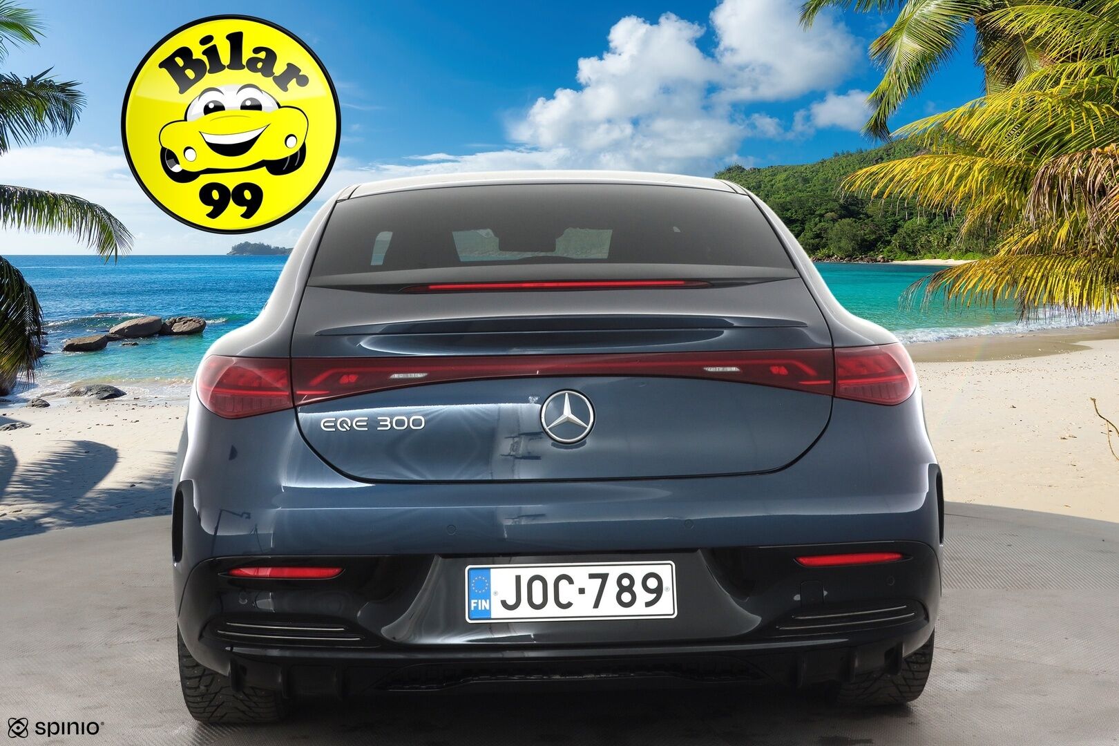 MERCEDES-BENZ EQE 2024 300 AMG * Distronic+ / ILP / Digital-LED / Koukku / Muistipenkit / Burmester / 360-Kamera / 4-Alueinen ilmastointi * - Koti & Kauppalaturi / Akku kuntotarkastettu / SoH 96.3% 