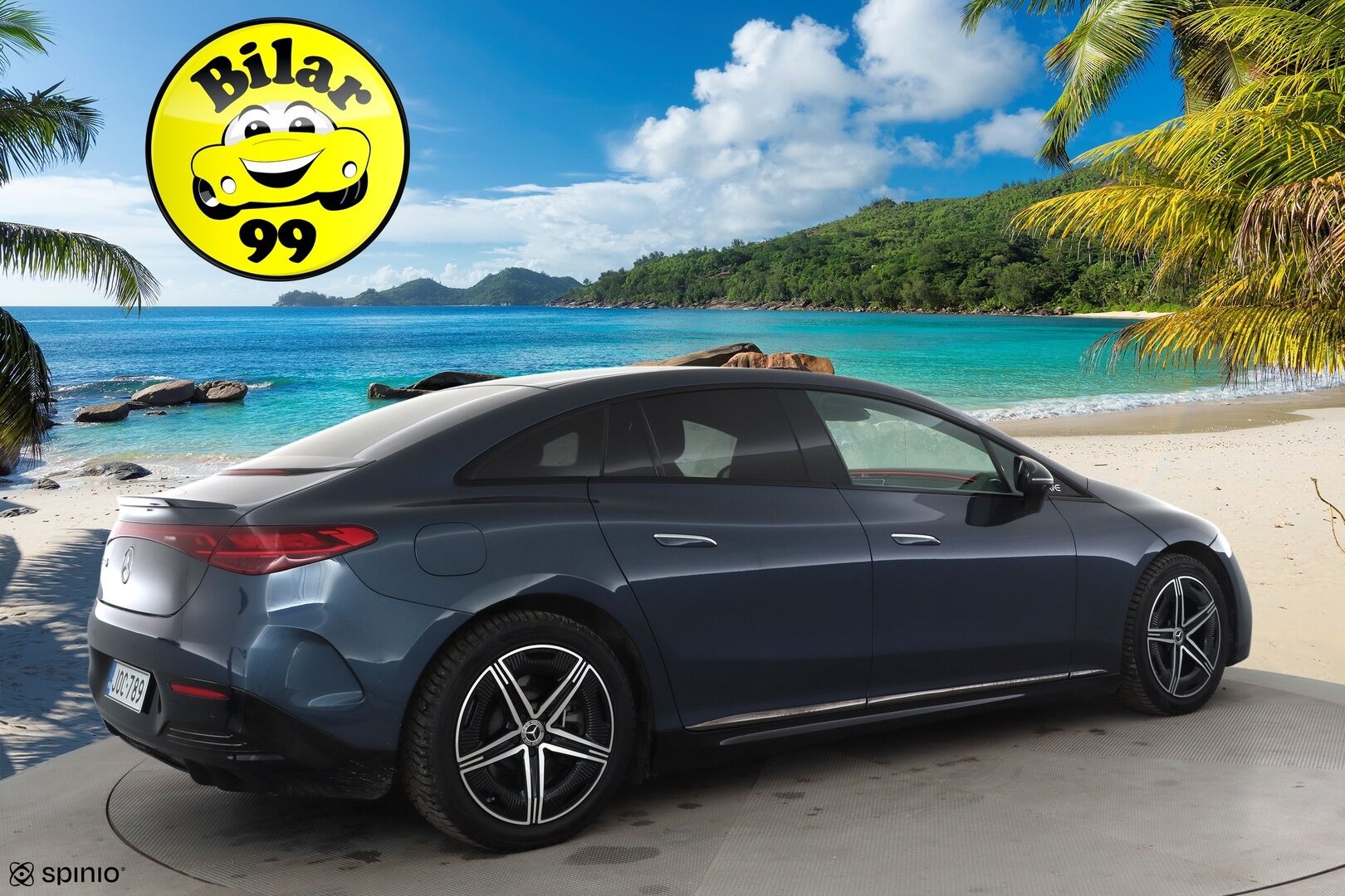 MERCEDES-BENZ EQE 2024 300 AMG * Distronic+ / ILP / Digital-LED / Koukku / Muistipenkit / Burmester / 360-Kamera / 4-Alueinen ilmastointi * - Koti & Kauppalaturi / Akku kuntotarkastettu / SoH 96.3% - HULLUT AVAJAISHULINAT KORKOTARJOUS 3,29 %