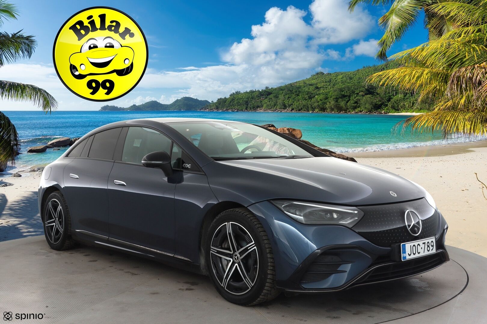 MERCEDES-BENZ EQE 2024 300 AMG * Distronic+ / ILP / Digital-LED / Koukku / Muistipenkit / Burmester / 360-Kamera / 4-Alueinen ilmastointi * - Koti & Kauppalaturi / Akku kuntotarkastettu / SoH 96.3% - HULLUT AVAJAISHULINAT KORKOTARJOUS 3,29 %