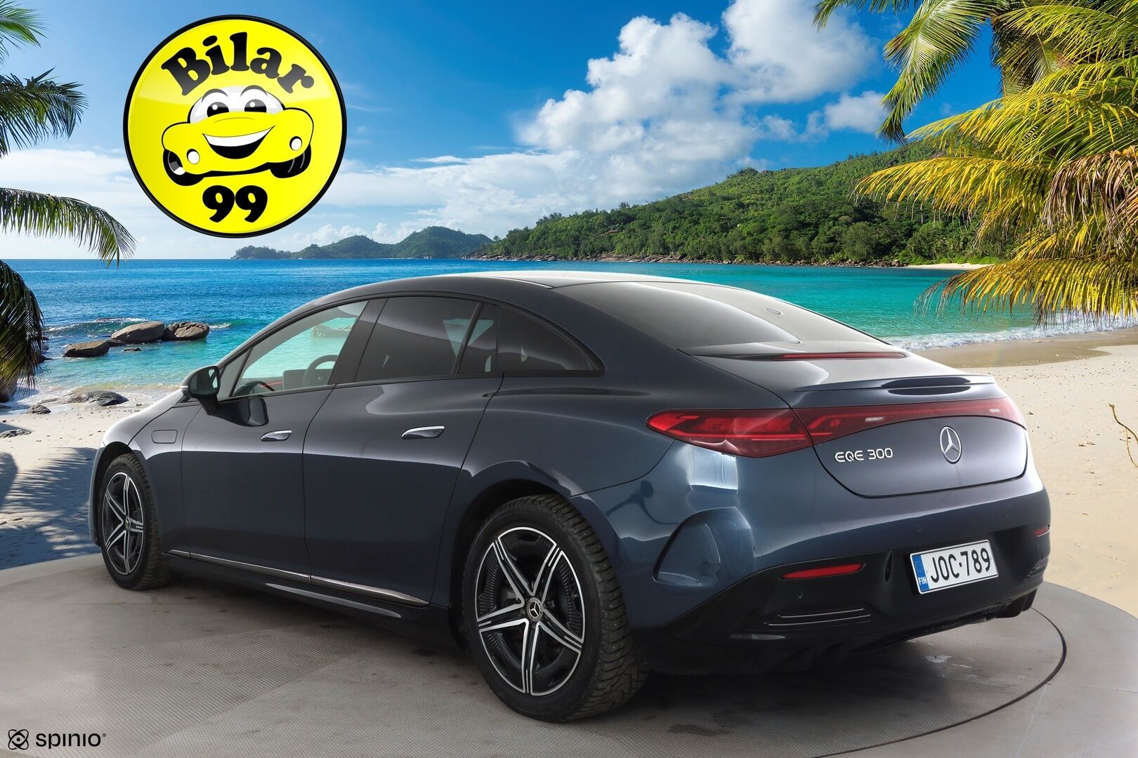 MERCEDES-BENZ EQE 2024 300 AMG * Distronic+ / ILP / Digital-LED / Koukku / Muistipenkit / Burmester / 360-Kamera / 4-Alueinen ilmastointi * - Koti & Kauppalaturi / Akku kuntotarkastettu / SoH 96.3% - HULLUT AVAJAISHULINAT KORKOTARJOUS 3,29 %