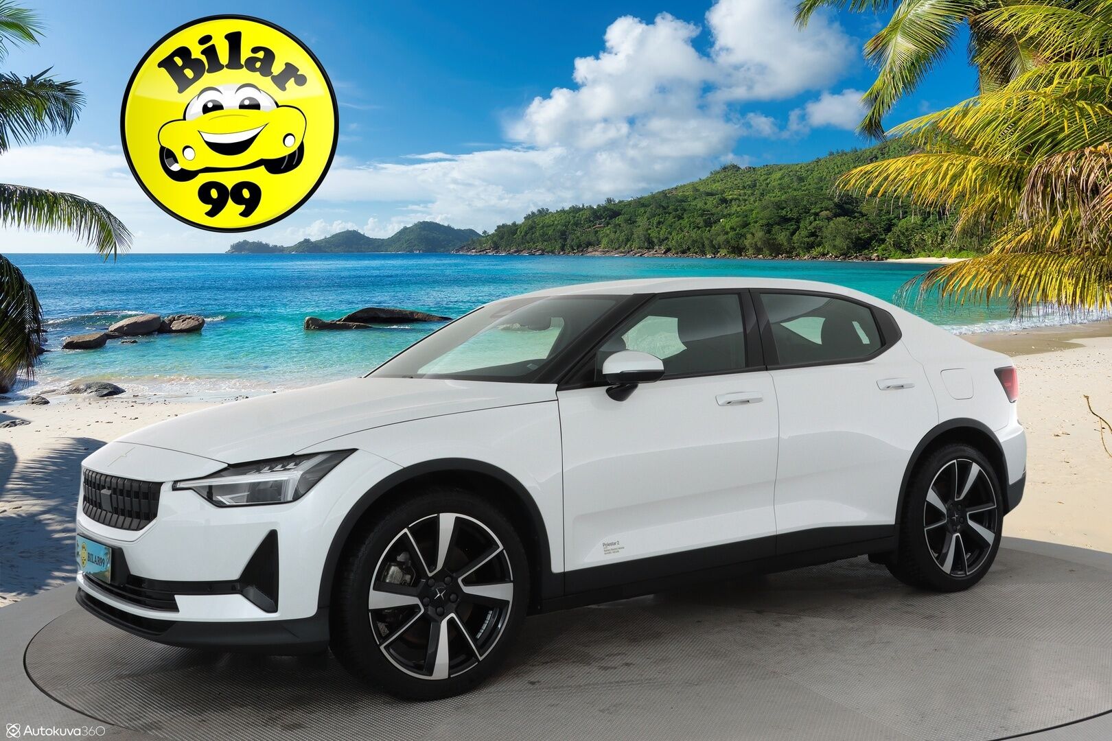 POLESTAR 2 2022 Standard Range Single Motor ** P.Kamera / LED-valot / Sporttipenkki Muistilla / Google Maps / Kaistavahti / KeylessGO ** - Akku Kuntotarkistettu!