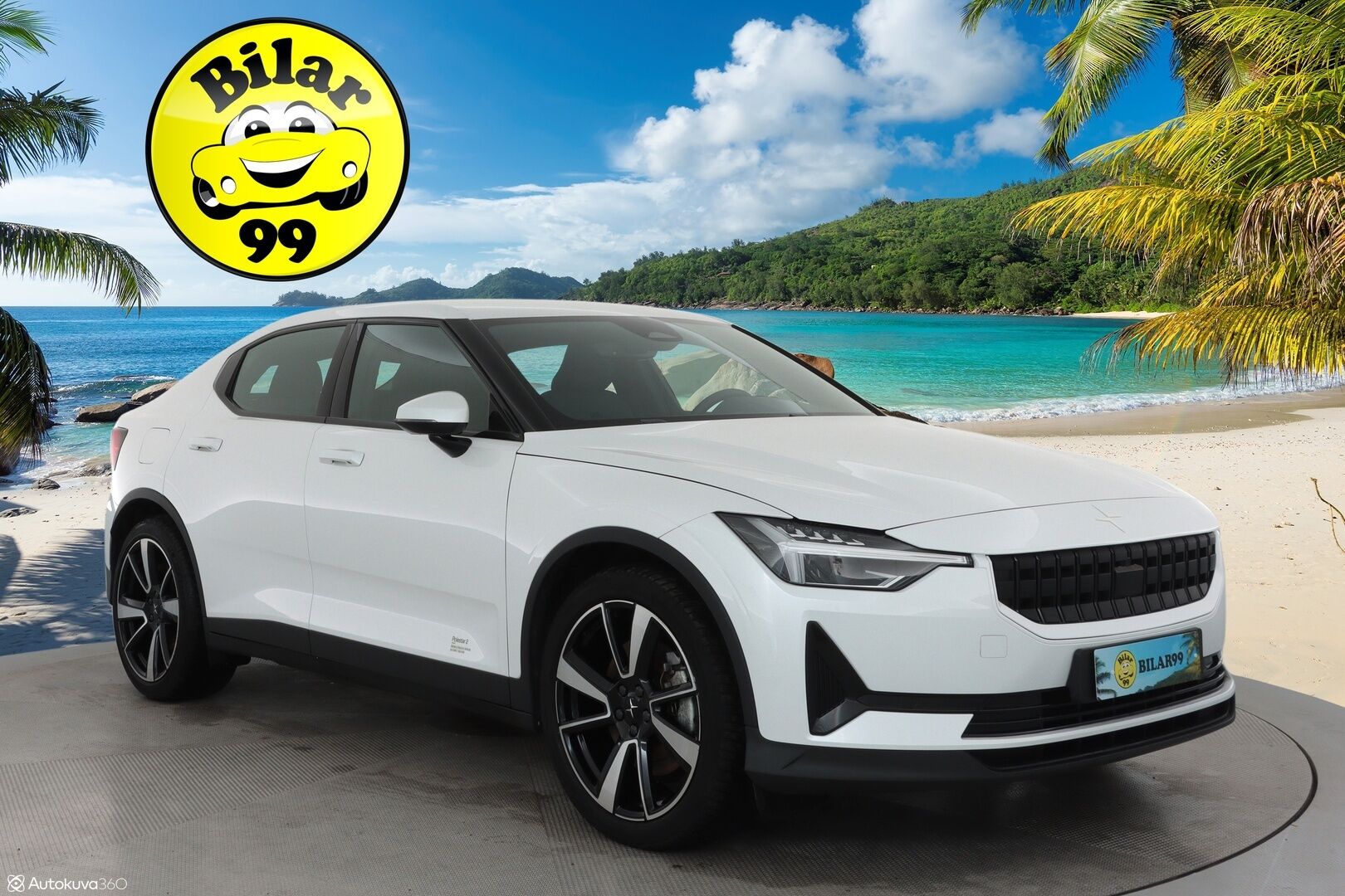 POLESTAR 2 2022 Standard Range Single Motor ** P.Kamera / LED-valot / Sporttipenkki Muistilla / Google Maps / Kaistavahti / KeylessGO ** - Akku Kuntotarkistettu!