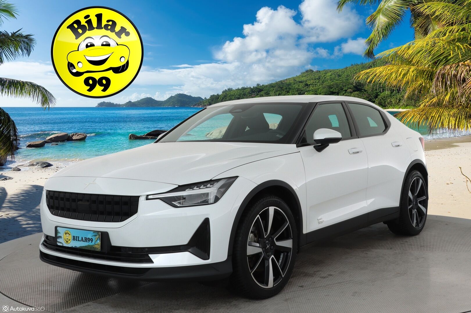POLESTAR 2 2022 Standard Range Single Motor ** P.Kamera / LED-valot / Sporttipenkki Muistilla / Google Maps / Kaistavahti / KeylessGO ** - Akku Kuntotarkistettu!
