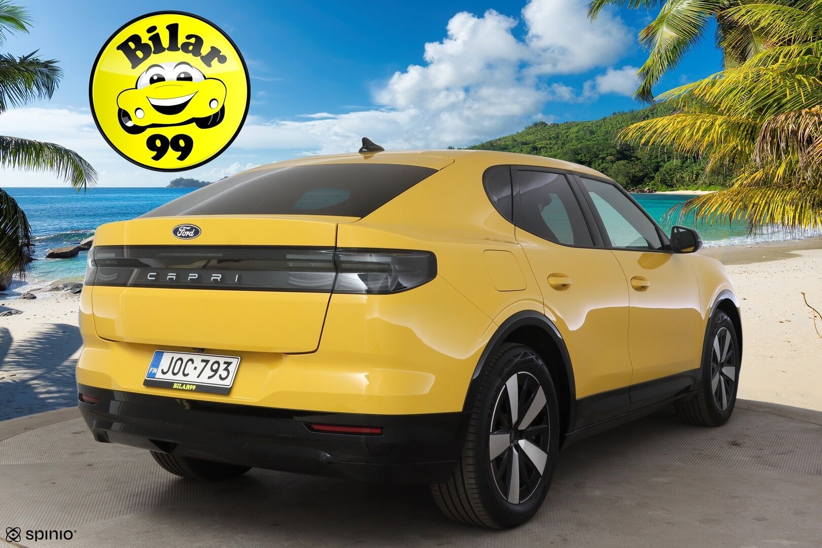 FORD CAPRI 2025 RWD Extended Range 77kWh 286hv **Adapt. vakkari / Lämpöpumppu / Hierova muistipenkki / P.kamera / Keyless** - 3,99 % KORKOTARJOUS TÄHÄN AUTOON - Uudenkarhea Capri mikäli haluat erottua massasta tyylikkäästi / 