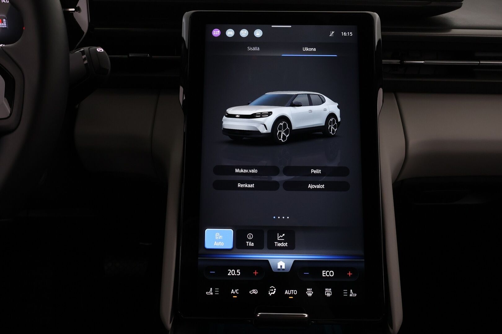 FORD CAPRI 2025 RWD Extended Range 77kWh 286hv * Lämpöpumppu / Adapt.Vakkari / Hieronta / Muistipenkki / Peruutuskamera / KeyLess - Vaihtoehto uudelle / ALV / Juuri tullut Tampereelle!