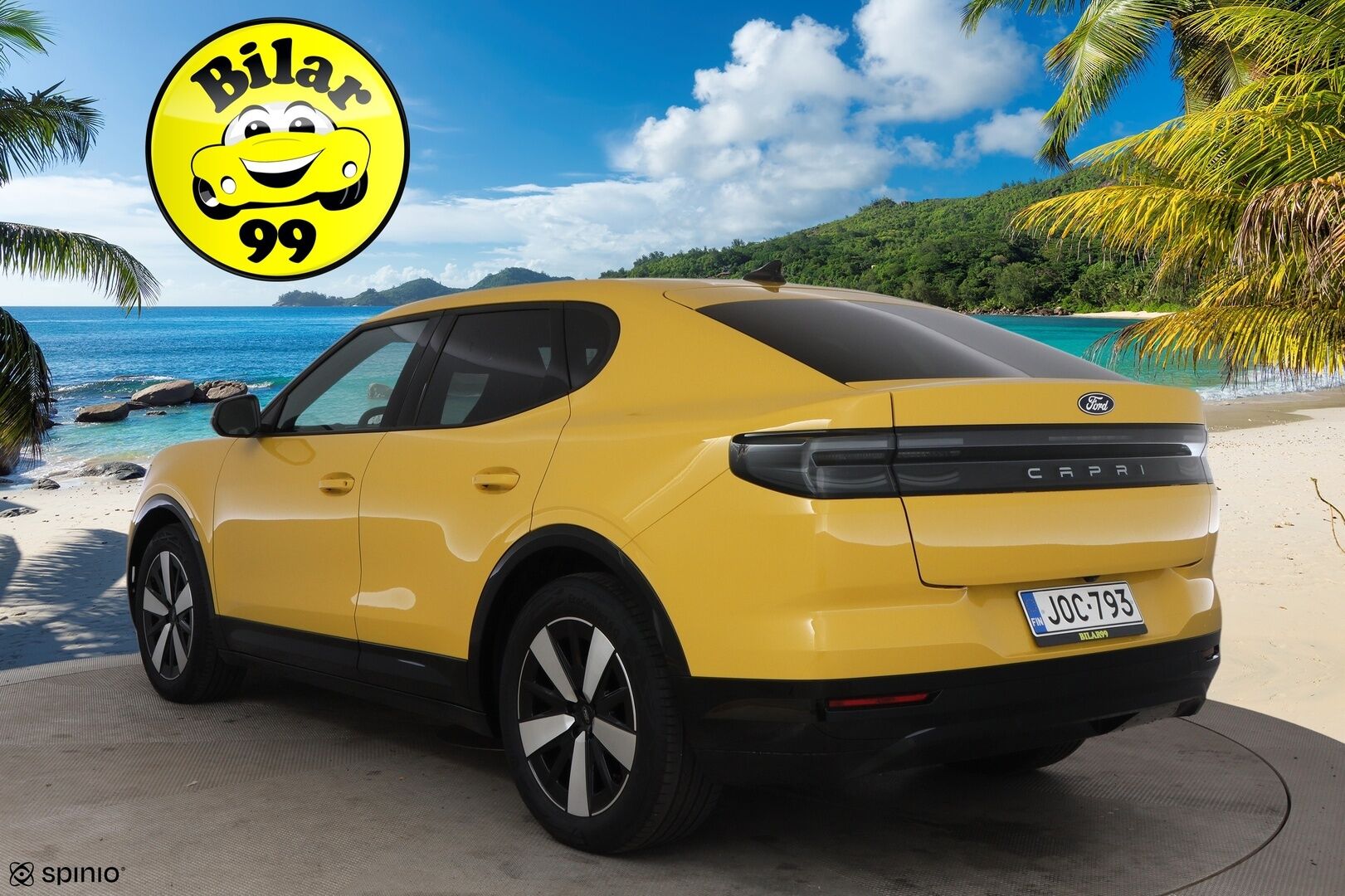 FORD CAPRI 2025 RWD Extended Range 77kWh 286hv * Lämpöpumppu / Adapt.Vakkari / Hieronta / Muistipenkki / Peruutuskamera / KeyLess - Vaihtoehto uudelle / ALV / Juuri tullut Tampereelle!