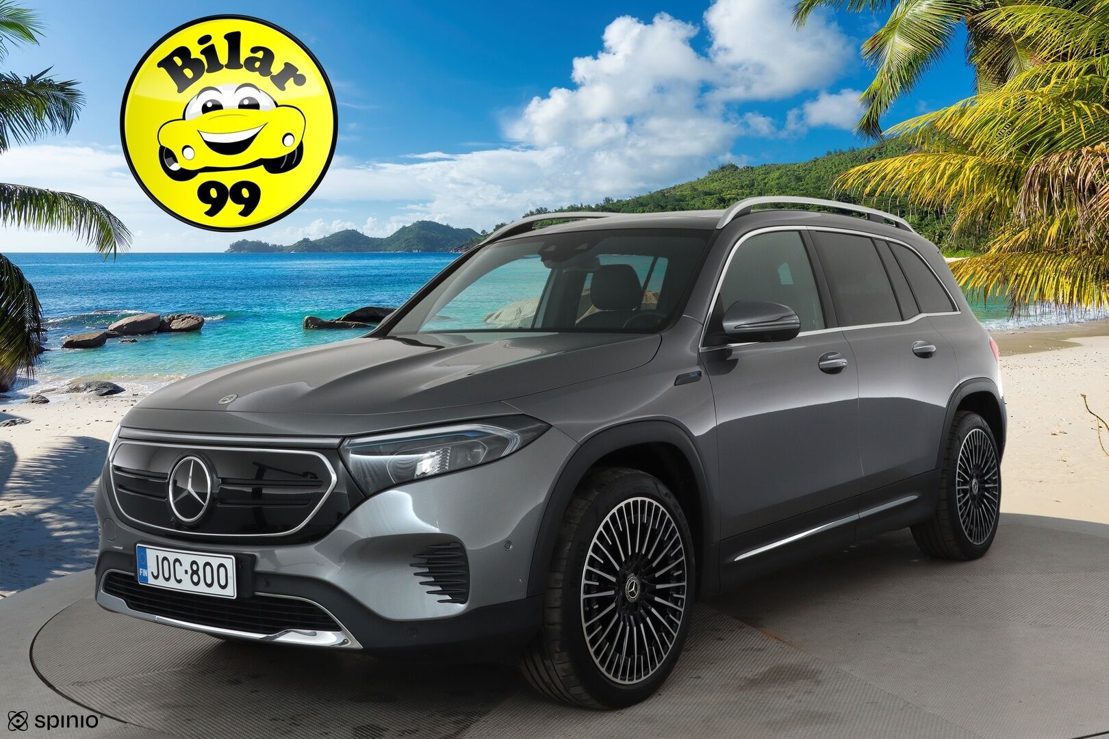 MERCEDES-BENZ EQB 2022 350 4MATIC 7-Paik **Panorama / Widescreen / HUD / Distronic+ / LED-High Performance / 360° / Sporttinahat Muistilla** - 3,99 % KORKOTARJOUS TÄHÄN AUTOON - Akku kuntotarkastettu / Kahdet Renkaat