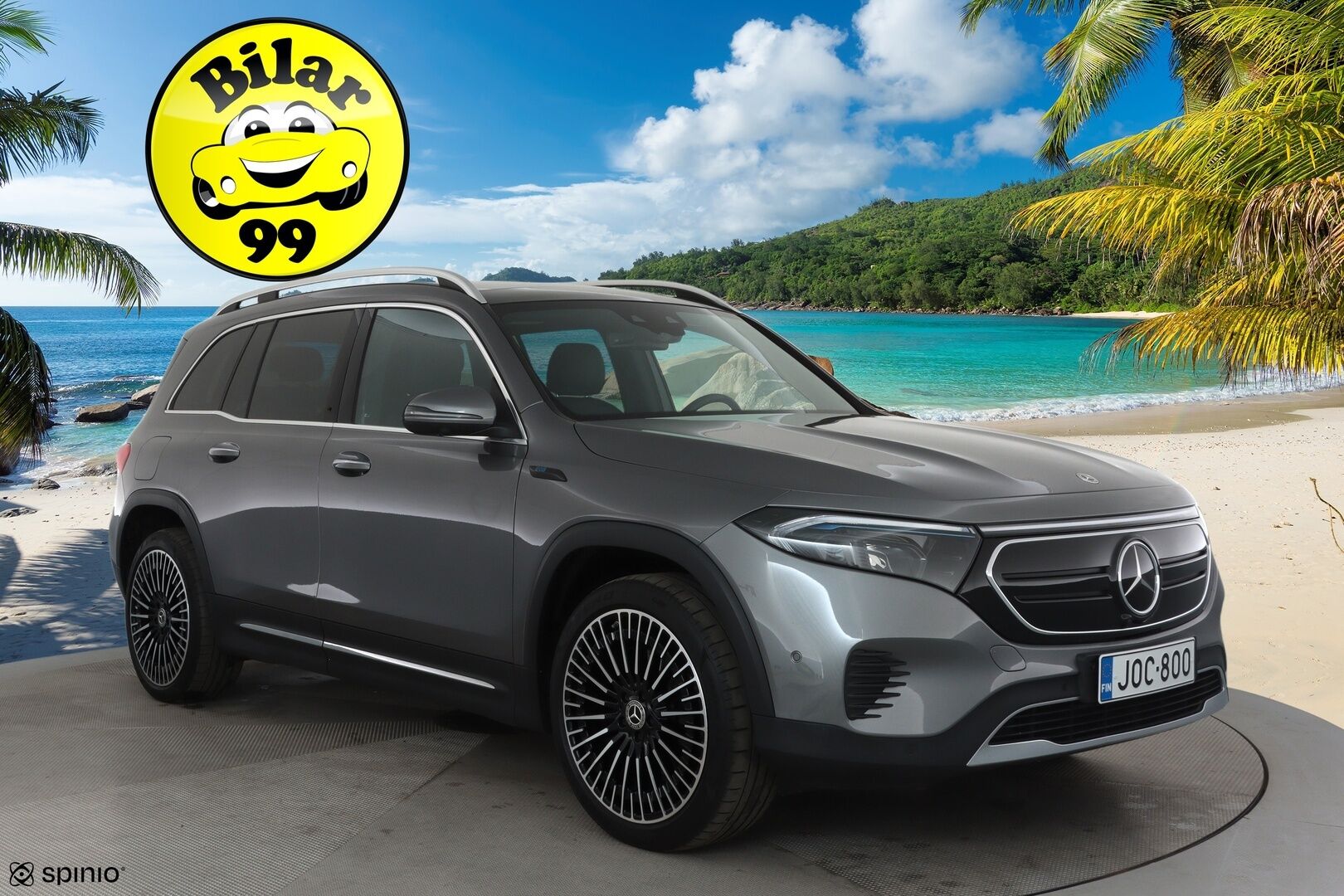 MERCEDES-BENZ EQB 2022 350 4MATIC 7-Paik **Panorama / Widescreen / HUD / Distronic+ / LED-High Performance / 360° / Sporttinahat Muistilla** - 3,99 % KORKOTARJOUS TÄHÄN AUTOON - Akku kuntotarkastettu / Kahdet Renkaat