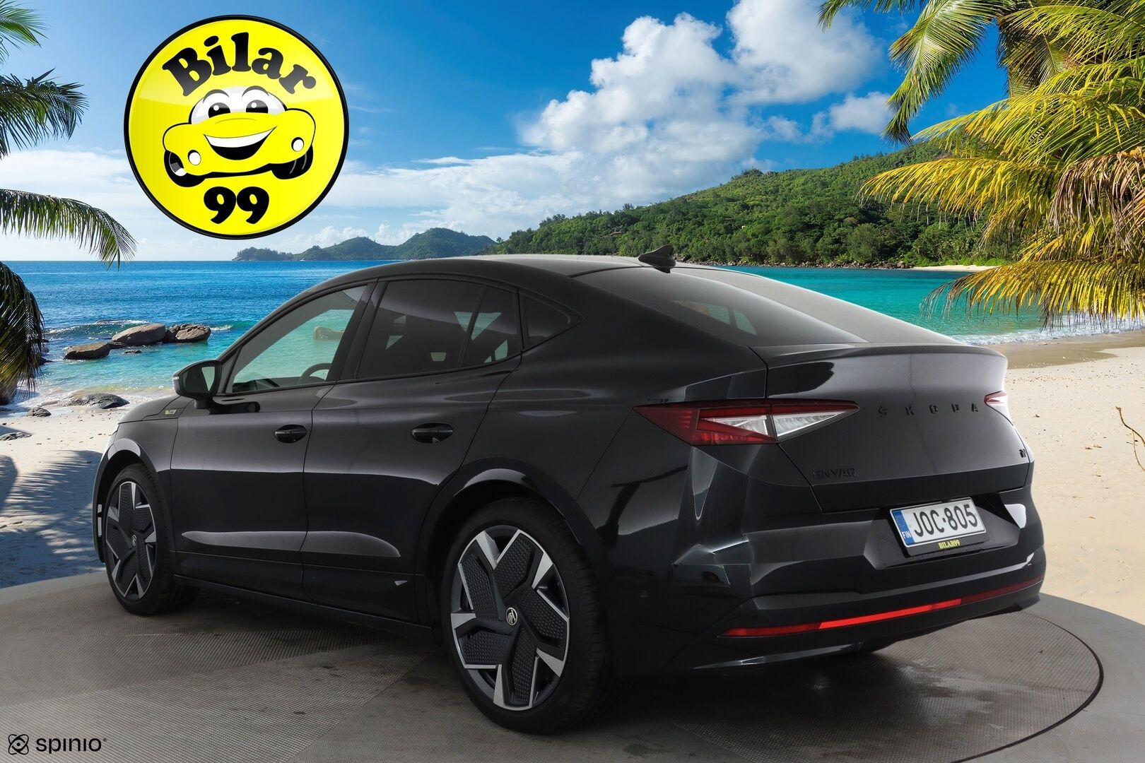 SKODA ENYAQ 2023 iV Coupe RS 220kW **Matrix LED / Canton / Adapt.vakkari / HUD / Muistipenkit / P.kamera / Lasikatto / Sporttipenkit / Nahka-Alcantara** - 3,99 % KORKOTARJOUS TÄHÄN AUTOON - Kahdet renkaat aluvanteilla / Merkkihuollettu / Lämpöpumppu